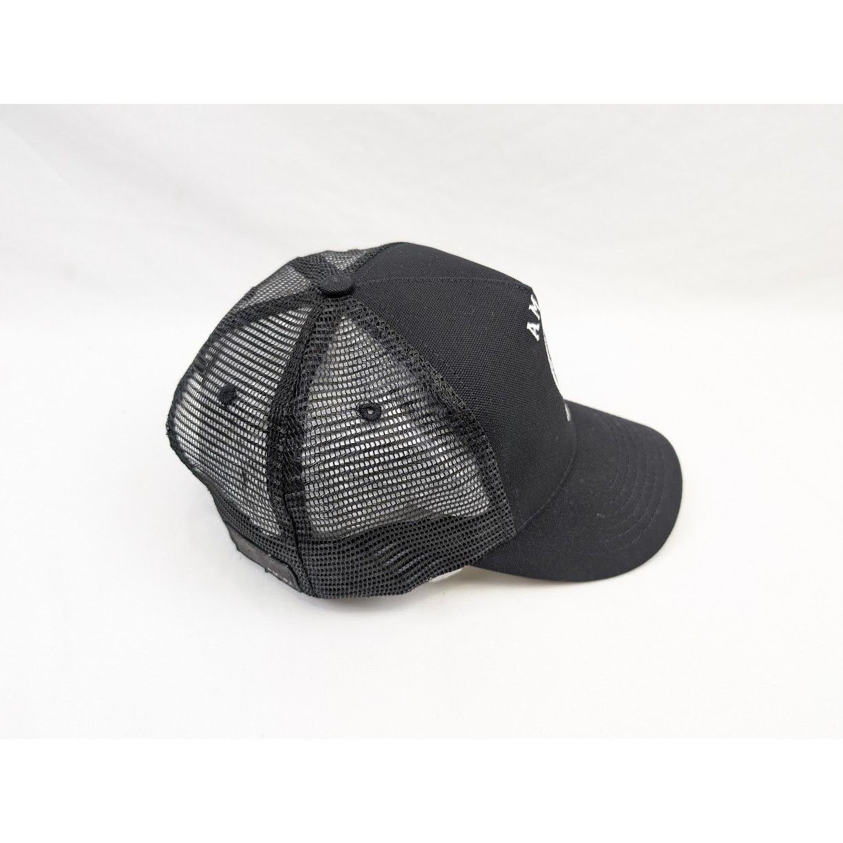 Amiri o1rshd1 Q:5 / Size: OS / Zig Zag Trucker Hat / Cap in Black Size ONE SIZE - 13 Thumbnail