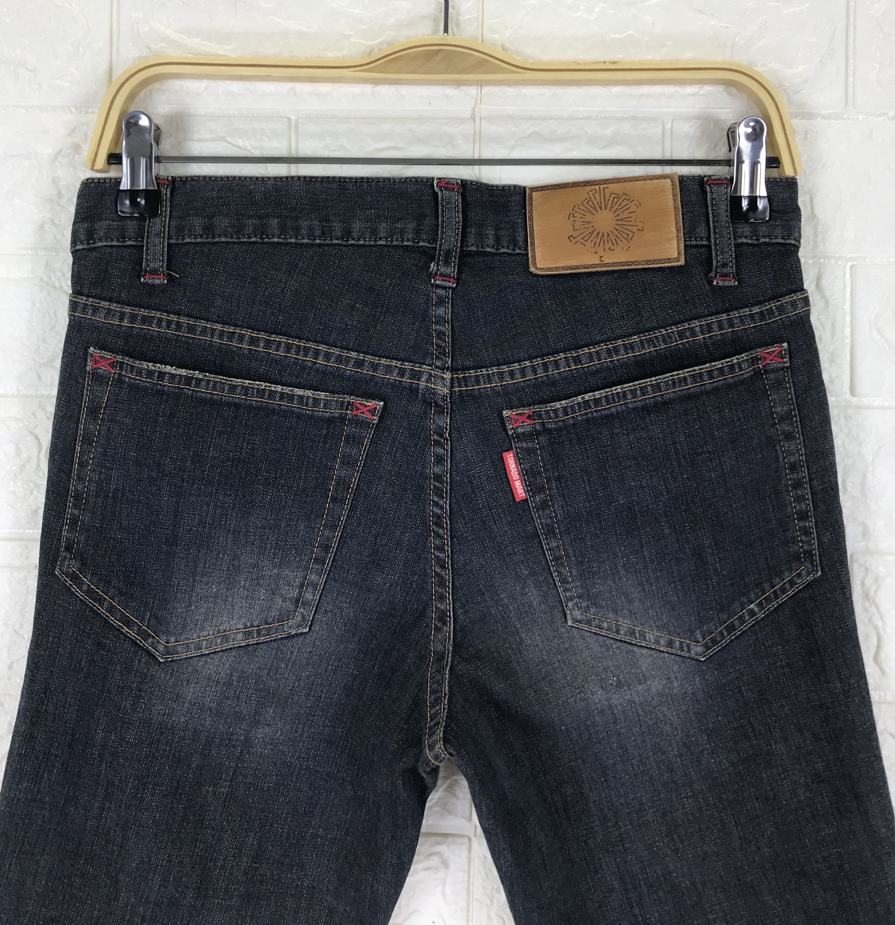 Tornado Mart Vintage Tornado Mart Japan Flare Jeans Size 29" - 6 Thumbnail