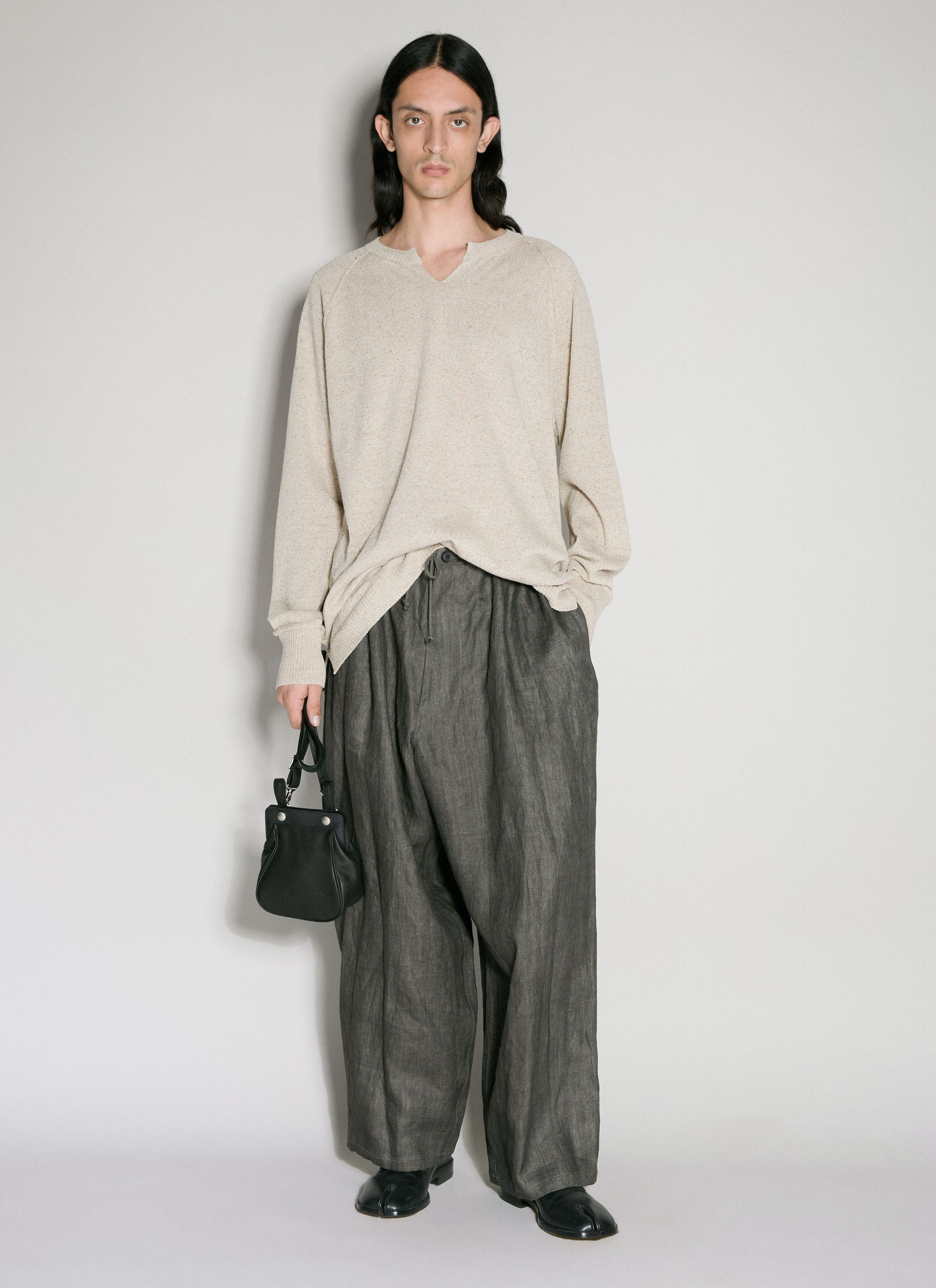 Yohji Yamamoto Yohji Yamamoto Pour Homme - INK DYED STANDARD CORD PANTS Size US 30 / EU 46 - 7 Thumbnail