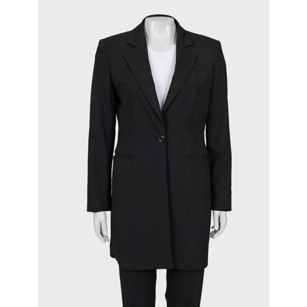 Gianfranco Ferre Gianfranco Ferre Black Striped Wool Suit Sz.42/L Size M / US 6-8 / IT 42-44 - 5 Thumbnail