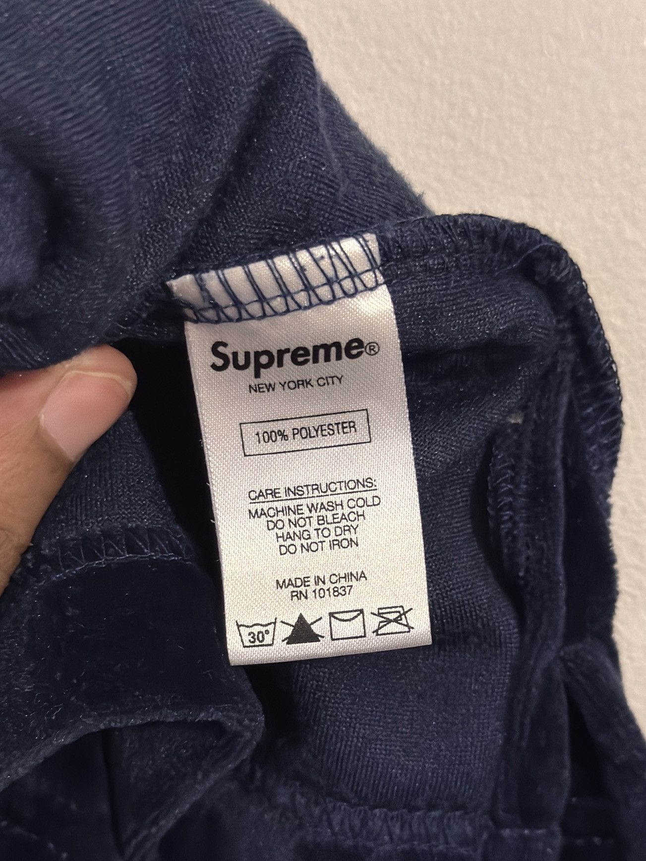Supreme Supreme Croc Velour Two Piece Set Navy Size US M / EU 48-50 / 2 - 6 Thumbnail