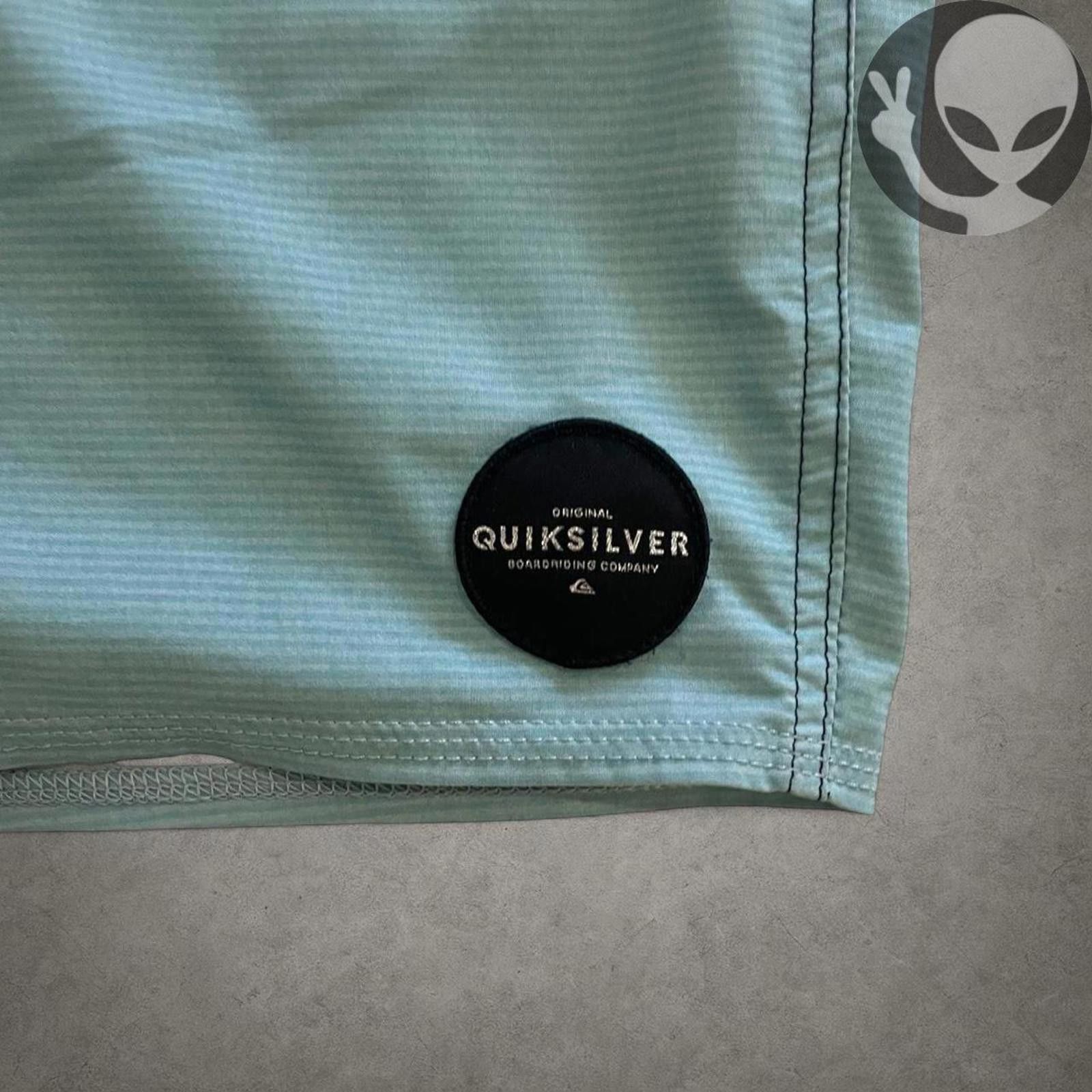 Quiksilver Quiksilver Men's Board Shorts Medium Blue Floral Swim Trunk Size US 32 / EU 48 - 4 Thumbnail