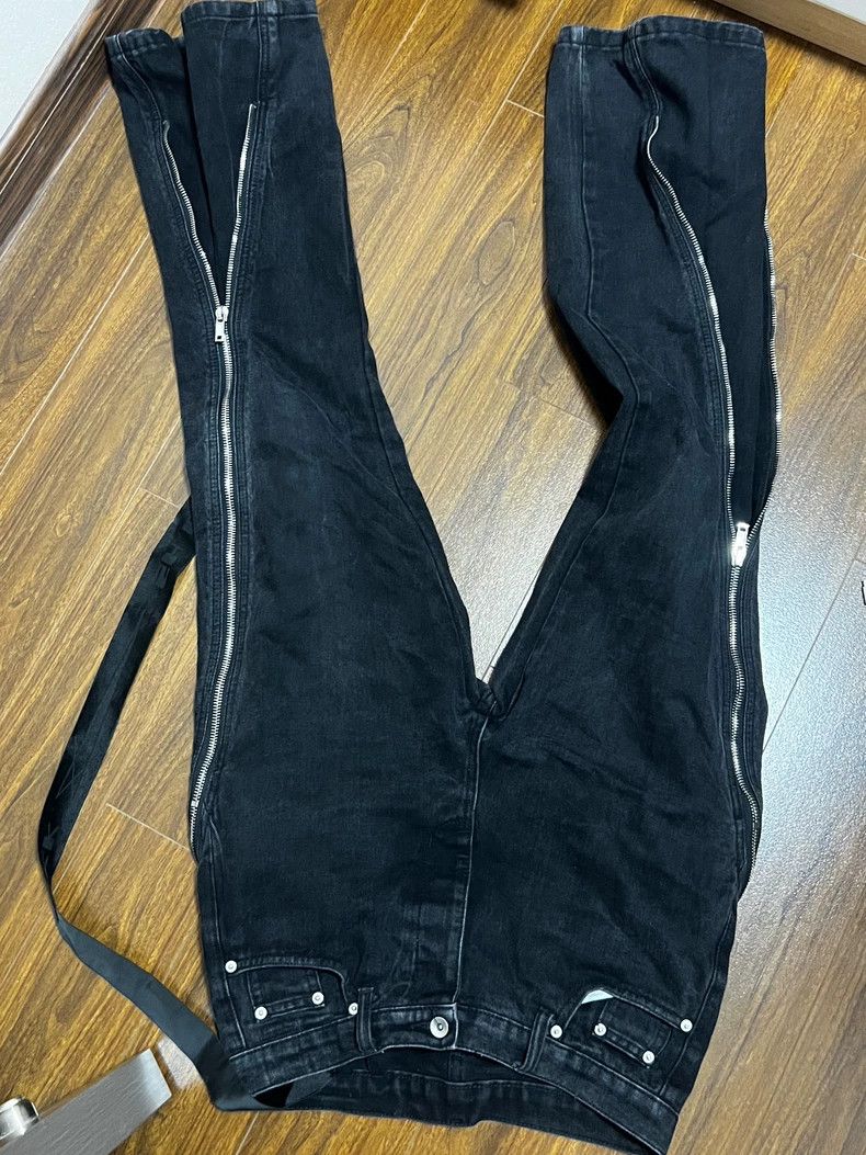 Rick Owens Drkshdw Rick Owens Drkshdw Banana Wide-Leg Pants - dmc Size US 30 / EU 46 - 1 Thumbnail