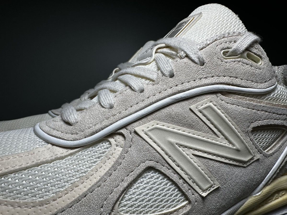 New Balance × Stussy New balance 990v4 MiUSA Made in USA Stussy Cream 44.5 Size US 10.5 / EU 43-44 - 12 Thumbnail