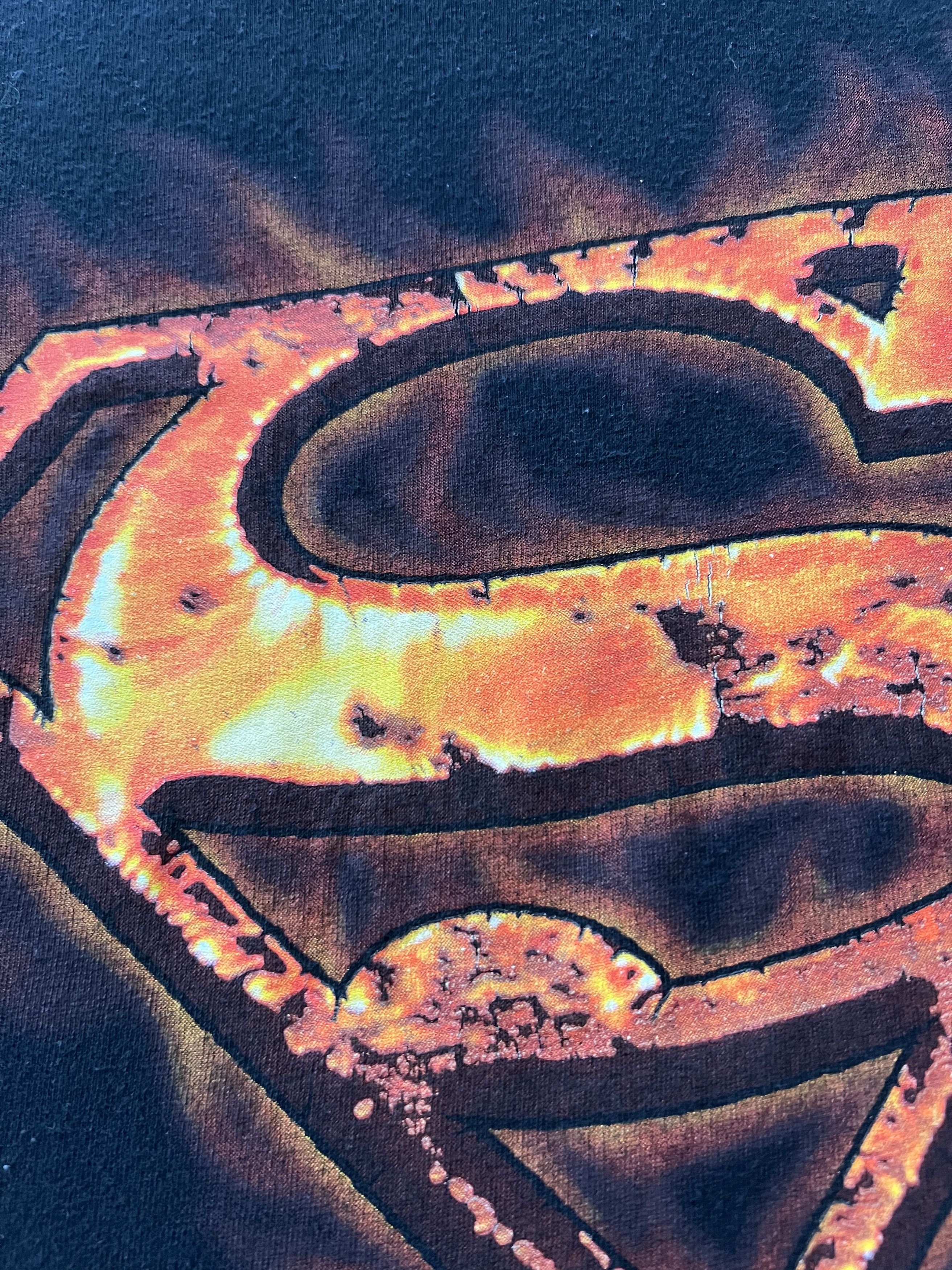 DC Comics Vintage 2010 Superman DC Comics Movie Black T-shirt Size US XXL / EU 58 / 5 - 4 Thumbnail