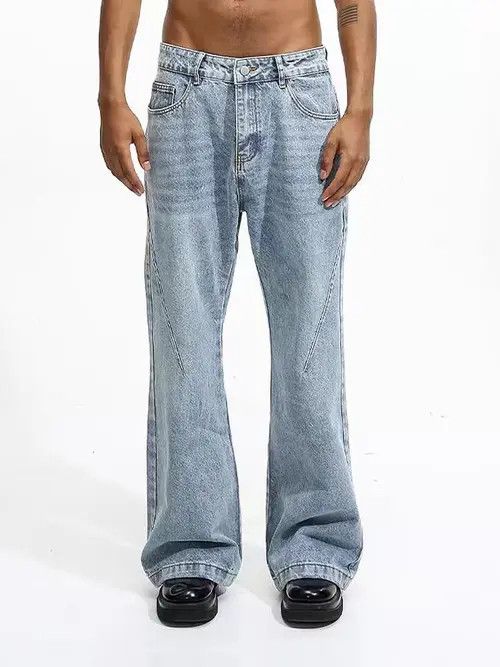 Jean Shizuku x Naomi washed faded ripped y2k flared jeans Size US 32 / EU 48 - 7 Thumbnail