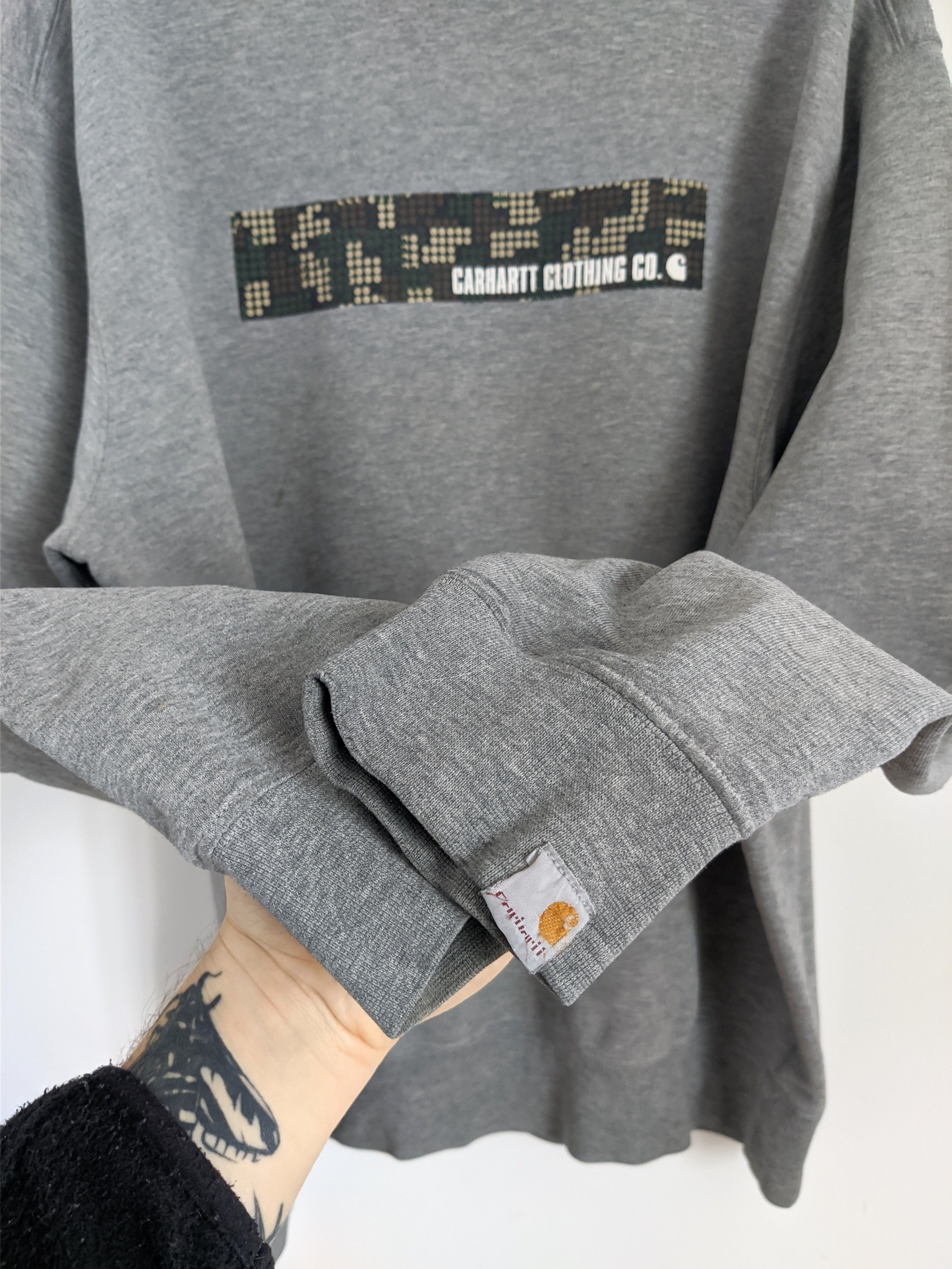 Carhartt Vintage Carhartt sweatshirt big logo y2k Size US XXL / EU 58 / 5 - 5 Thumbnail