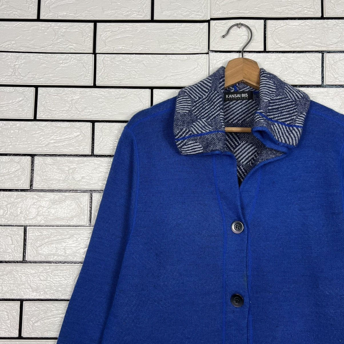 Kansai Yamamoto KANSAI BIS Collection Minimalist Button Jacket #4032-C183 Size L / US 10 / IT 46 - 3 Thumbnail