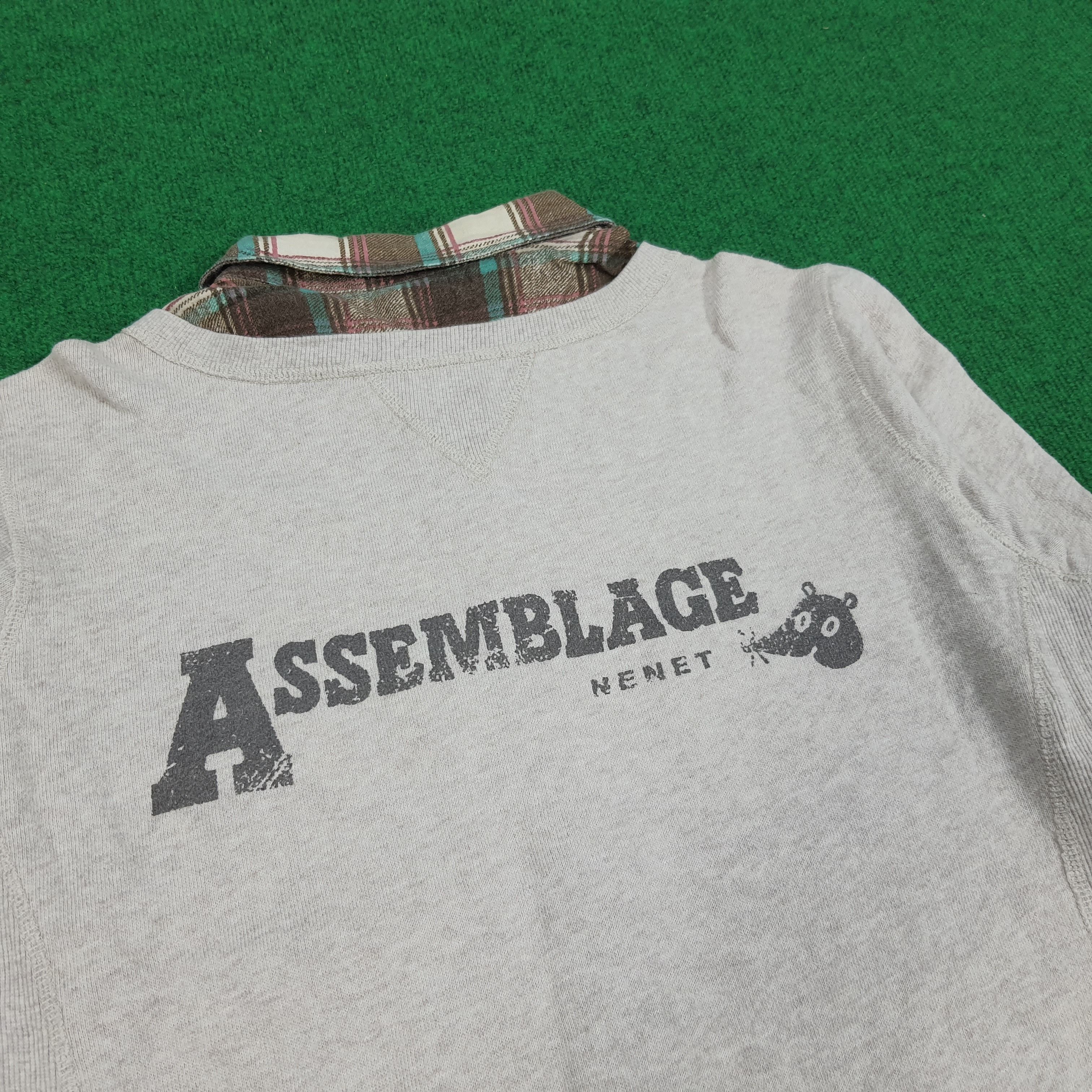 Japanese Brand × Ne-Net × Vintage Vintage Ne-Net Assemblage Designer Button Up Sweatshirt Size US S / EU 44-46 / 1 - 2 Thumbnail
