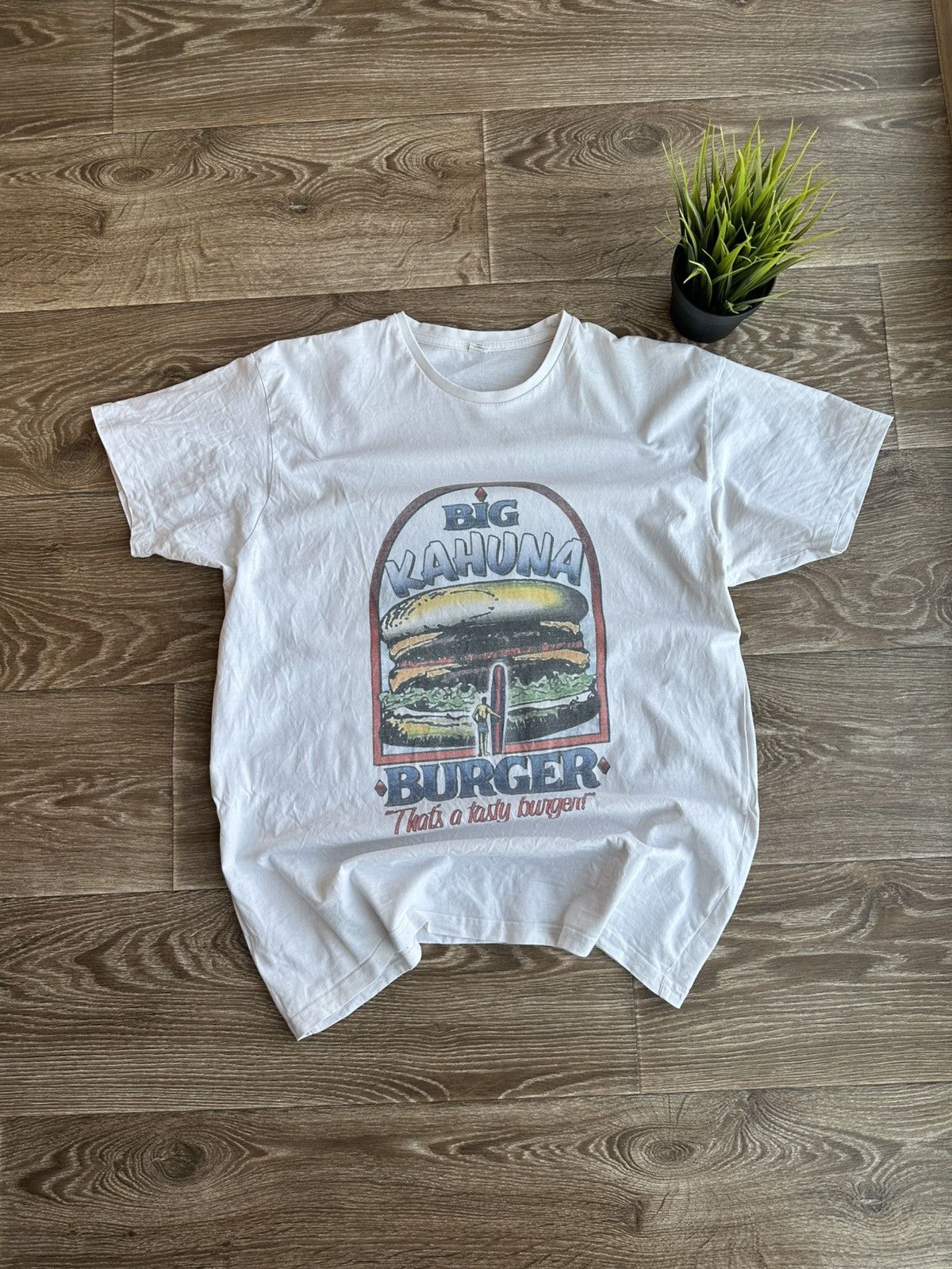 Vintage 🔥 Pulp Fiction Big Kahuna Burger Movie Tarantino Promo Shirt Size US L / EU 52-54 / 3 - 1 Thumbnail