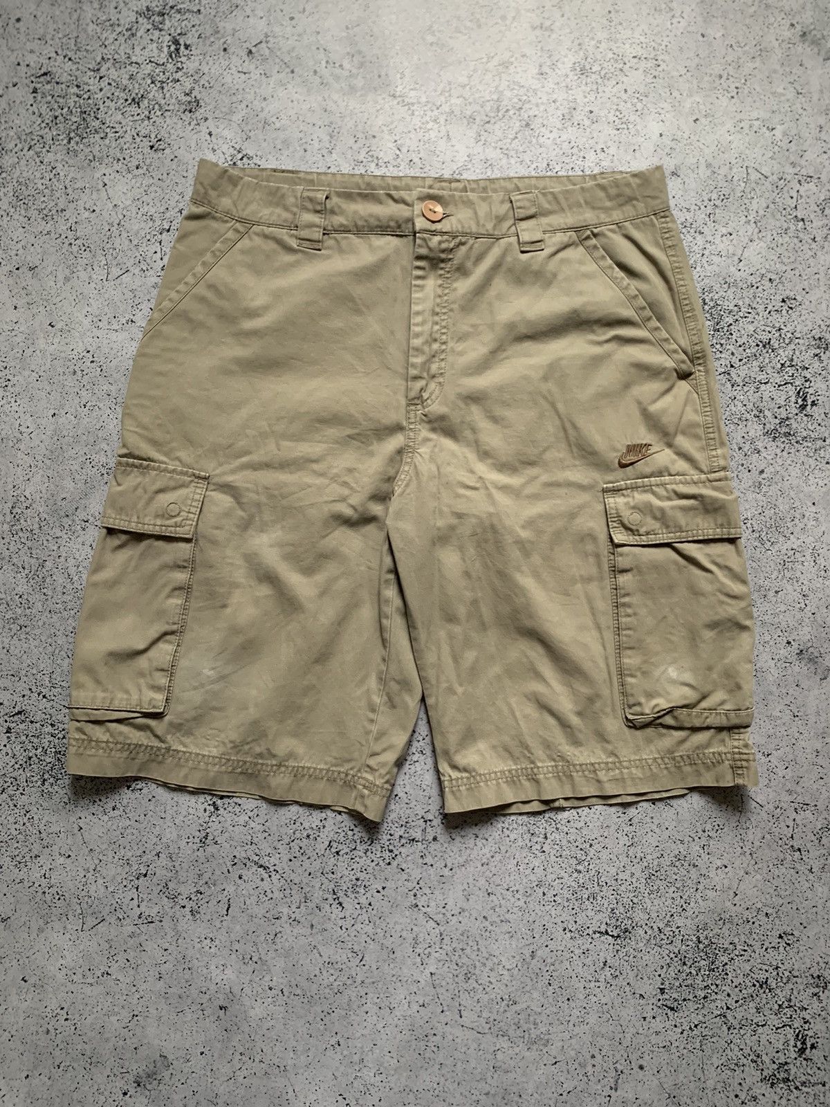 Nike × Vintage Vintage Nike Cargo Shorts 90s Y2K Travis Scott Style USA Size US 30 / EU 46 - 1 Thumbnail