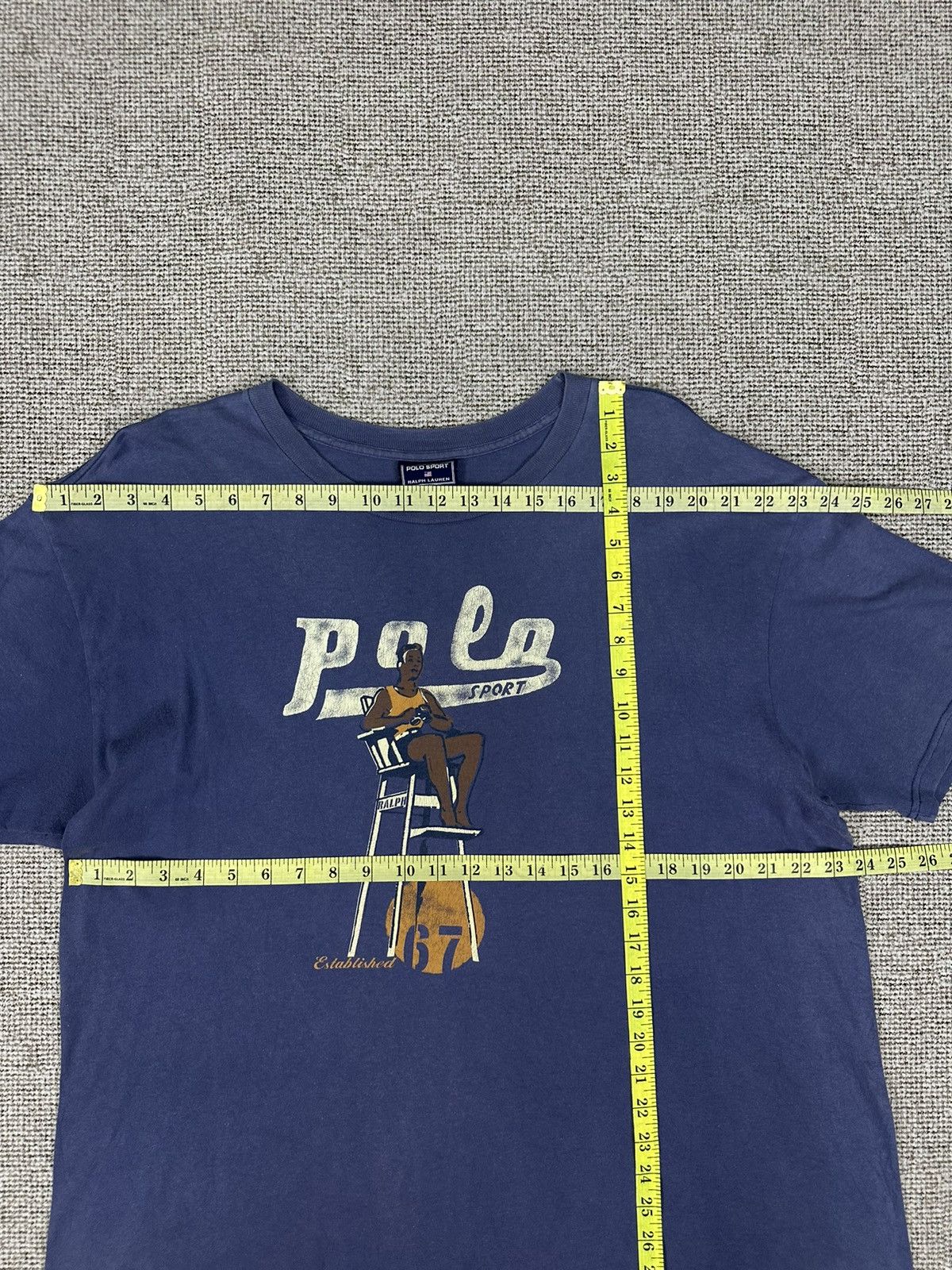 Polo Ralph Lauren Vintage Polo Sport Made In USA Tshirt A948 Size US L / EU 52-54 / 3 - 7 Thumbnail