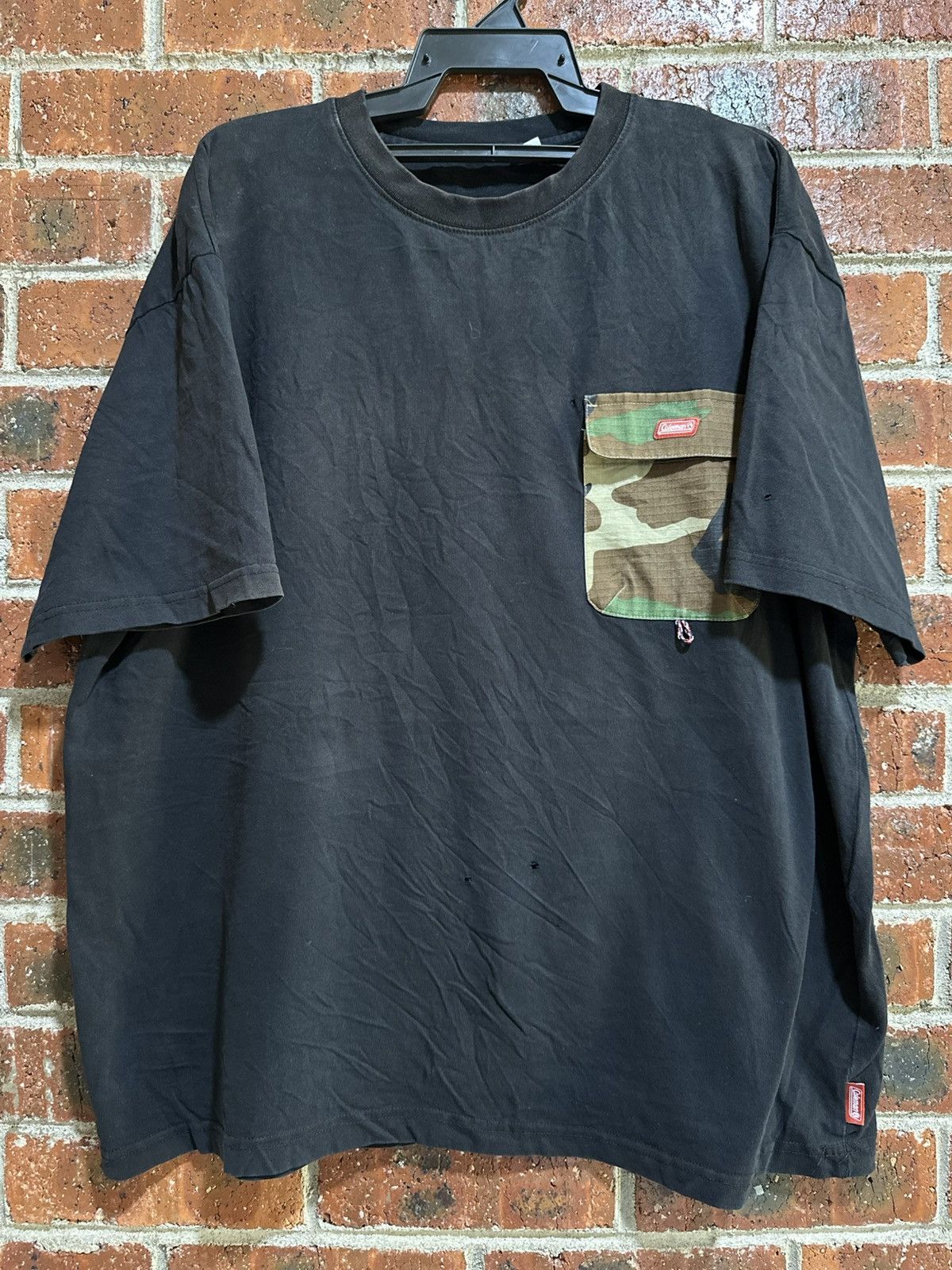 Coleman Thrashed Coleman Pocket Tee Camo Faded Tee Size US XXL / EU 58 / 5 - 1 Thumbnail
