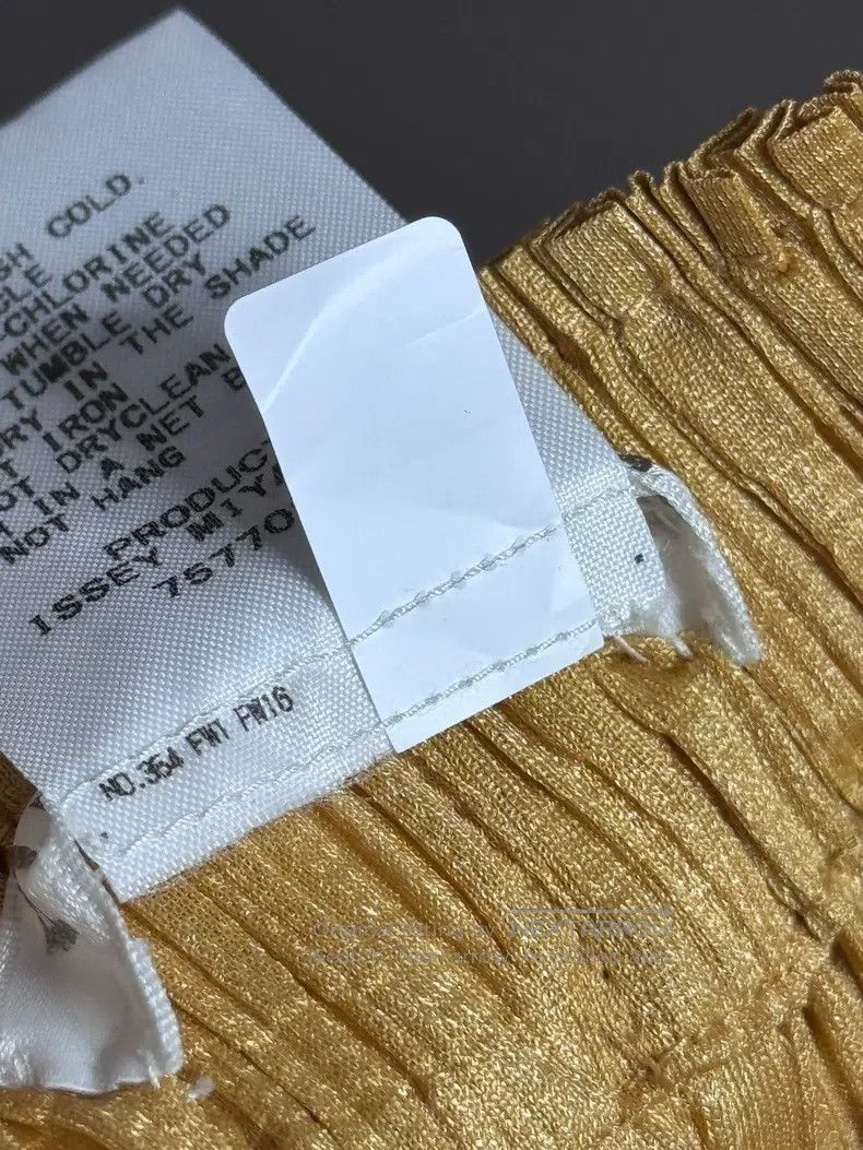 Issey Miyake Issey Miyake size:3 Yellow Asymmetric Pants Size 23" - 4 Thumbnail