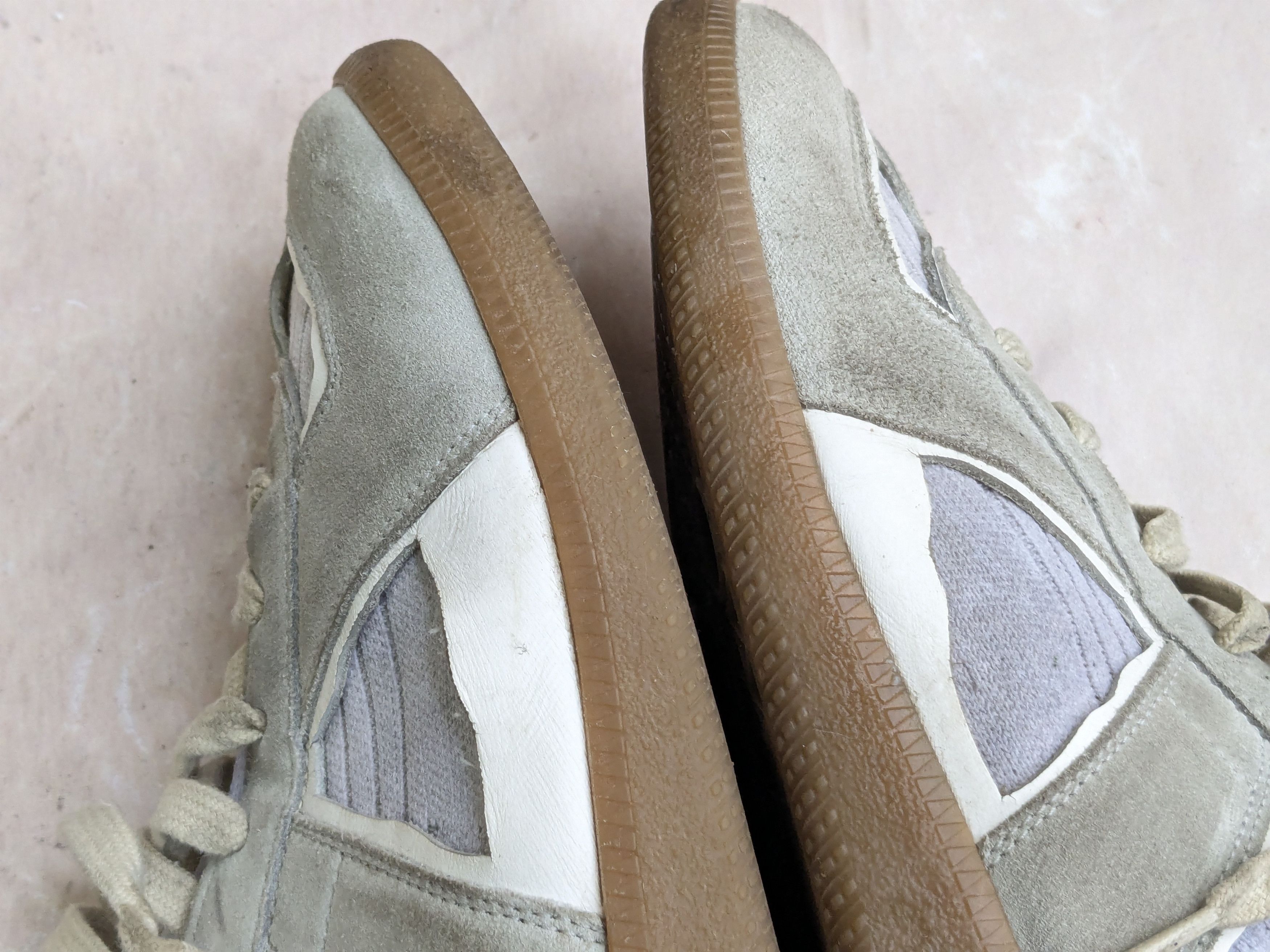 Maison Margiela Maison Margiela GAT Replica White Gray Sock 13 46 Size US 13 / EU 46 - 10 Thumbnail