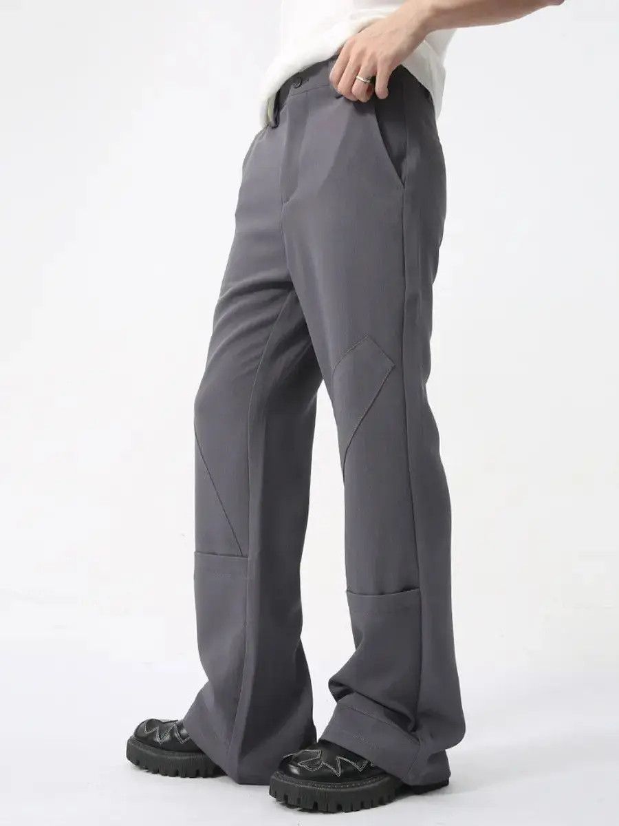 Japanese Brand Retro loose solid color micro flared jeans Size US 32 / EU 48 - 5 Thumbnail