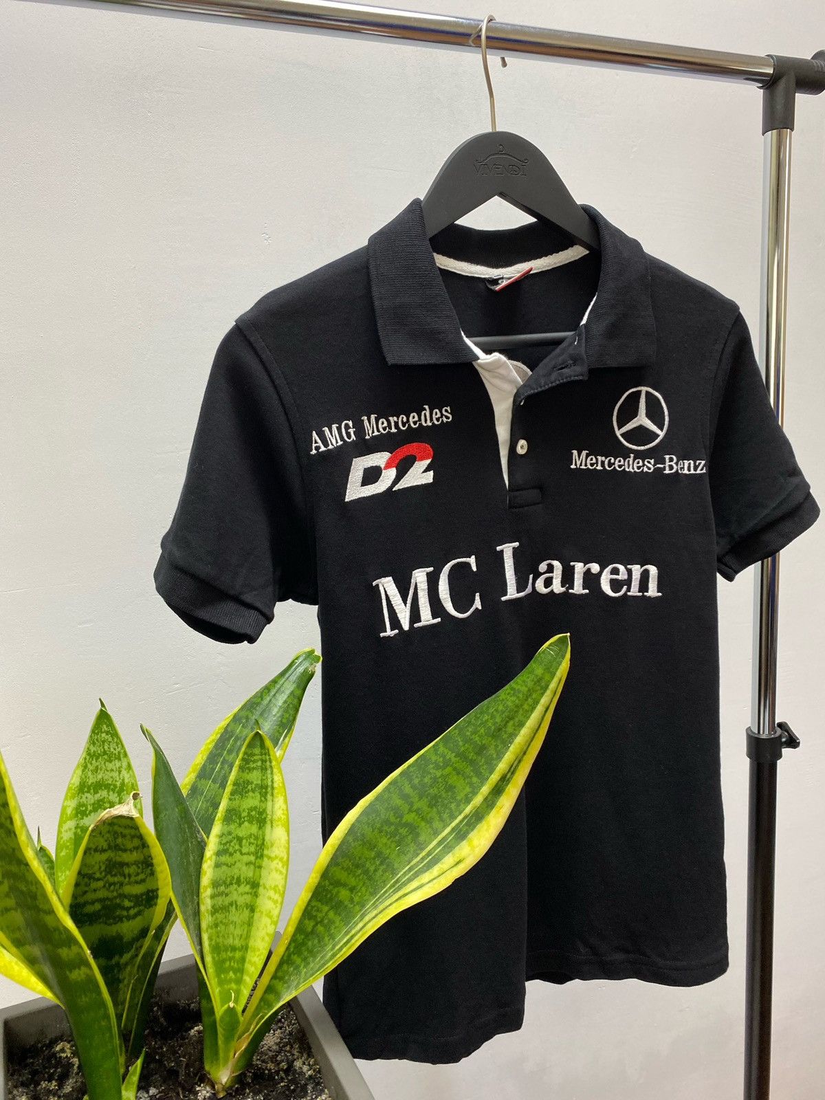 Mercedes-Benz × Vintage Vintage T-shirts Mercedes- Benz Mc Laren AMG D2 Polo Y2K Size US S / EU 44-46 / 1 - 3 Thumbnail