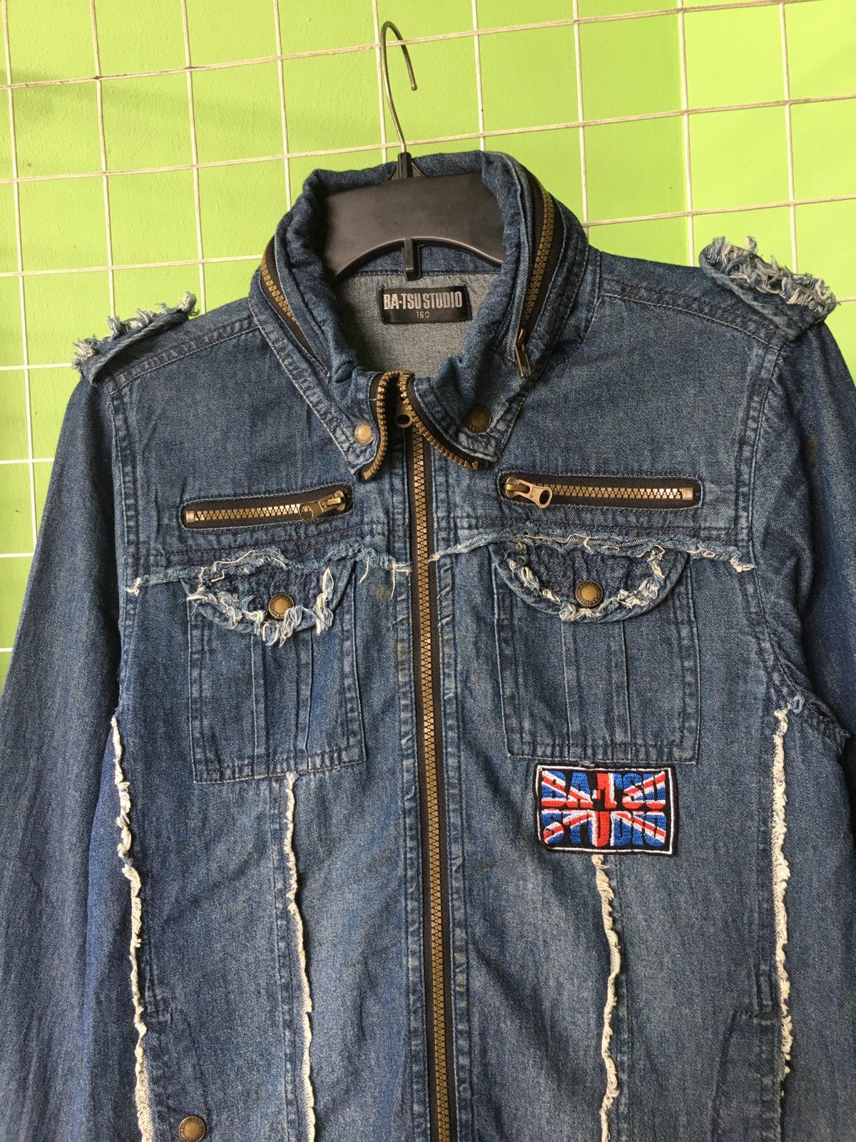 Japanese Brand 2000s Ba-tsu Studio Distressed Bono Size US M / EU 48-50 / 2 - 5 Thumbnail