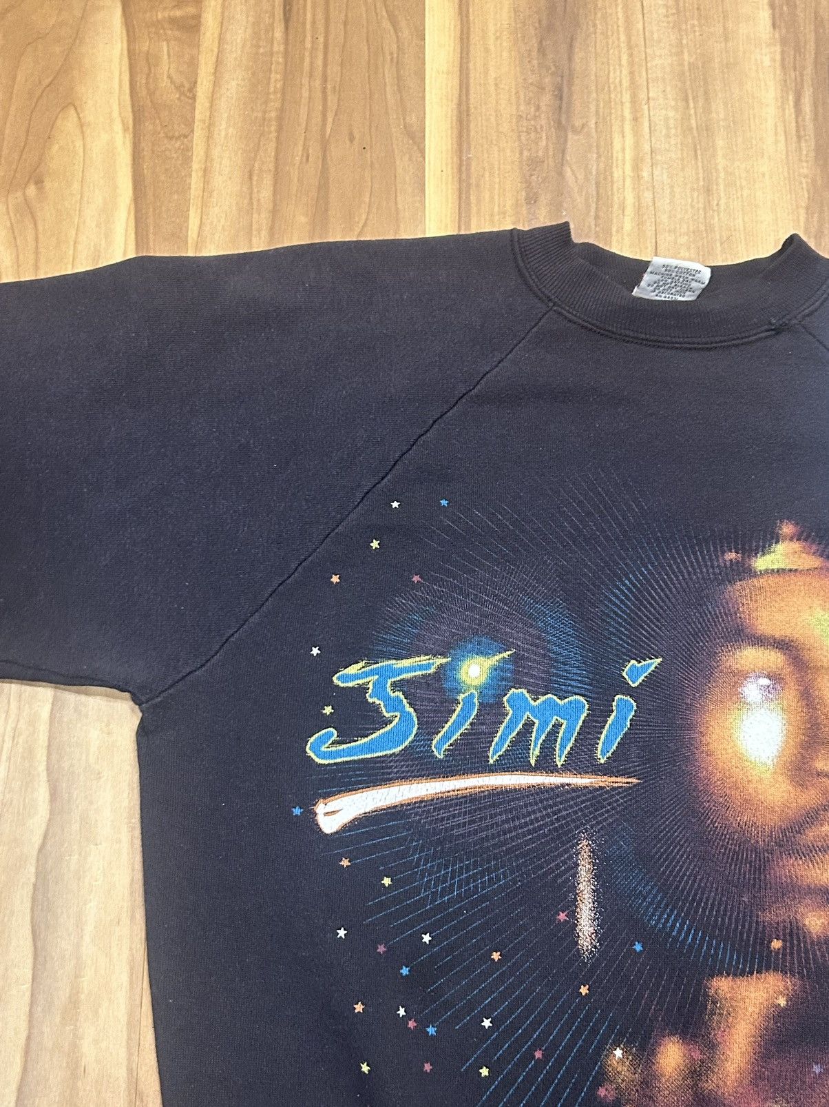 Band Tees × Vintage Vintage 1986 Jimi Hendrix faded crewneck Size US XL / EU 56 / 4 - 7 Thumbnail