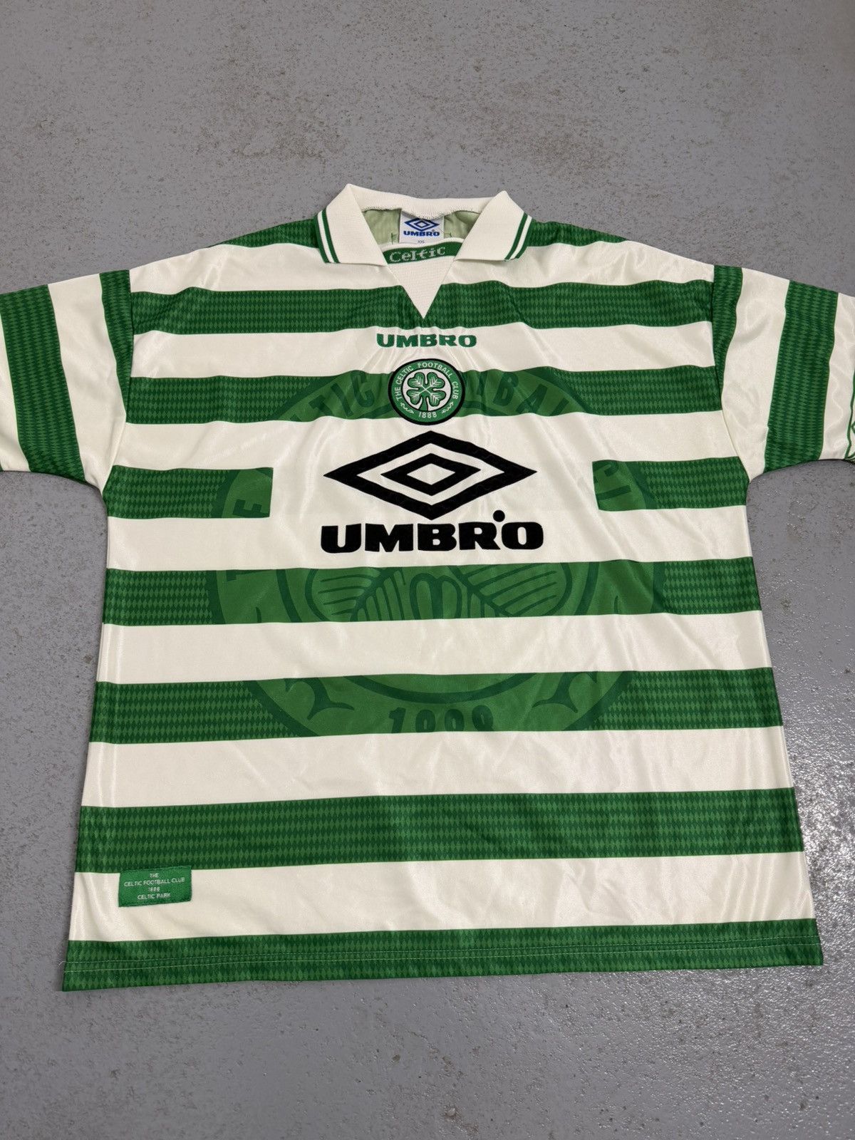 Umbro Vintage 1997/99 Umbro Celtic Fc Home Soccer Jersey Size US XXL / EU 58 / 5 - 3 Thumbnail