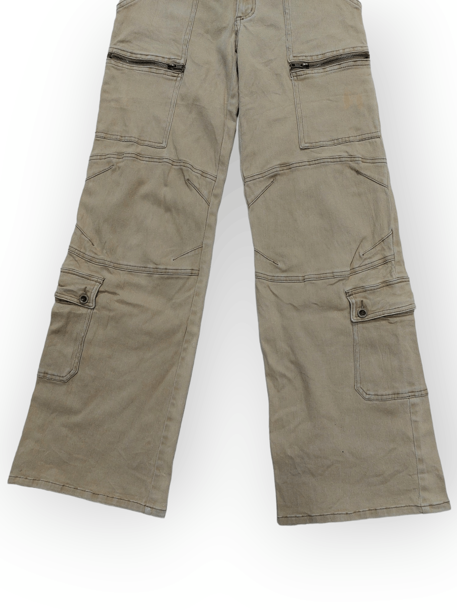 Designer Booty Trap Jeans Multipocket Bootcut Leg Pants Size 27" / US 4 / IT 40 - 4 Thumbnail