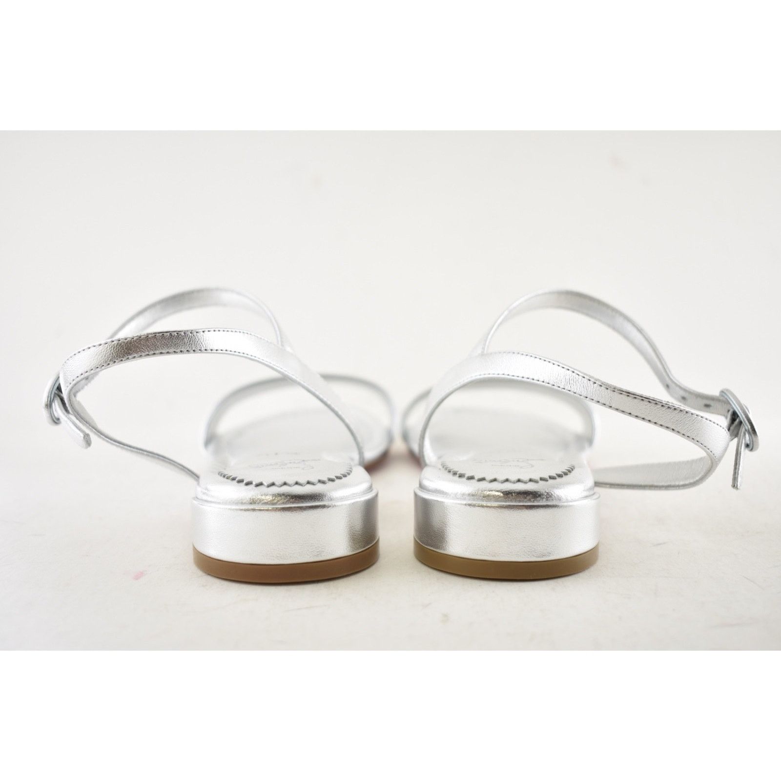 Christian Louboutin Christian Louboutin Sweet Jane Sandal Flat Silver 40.5 Size US 10.5 / IT 40.5 - 10 Thumbnail