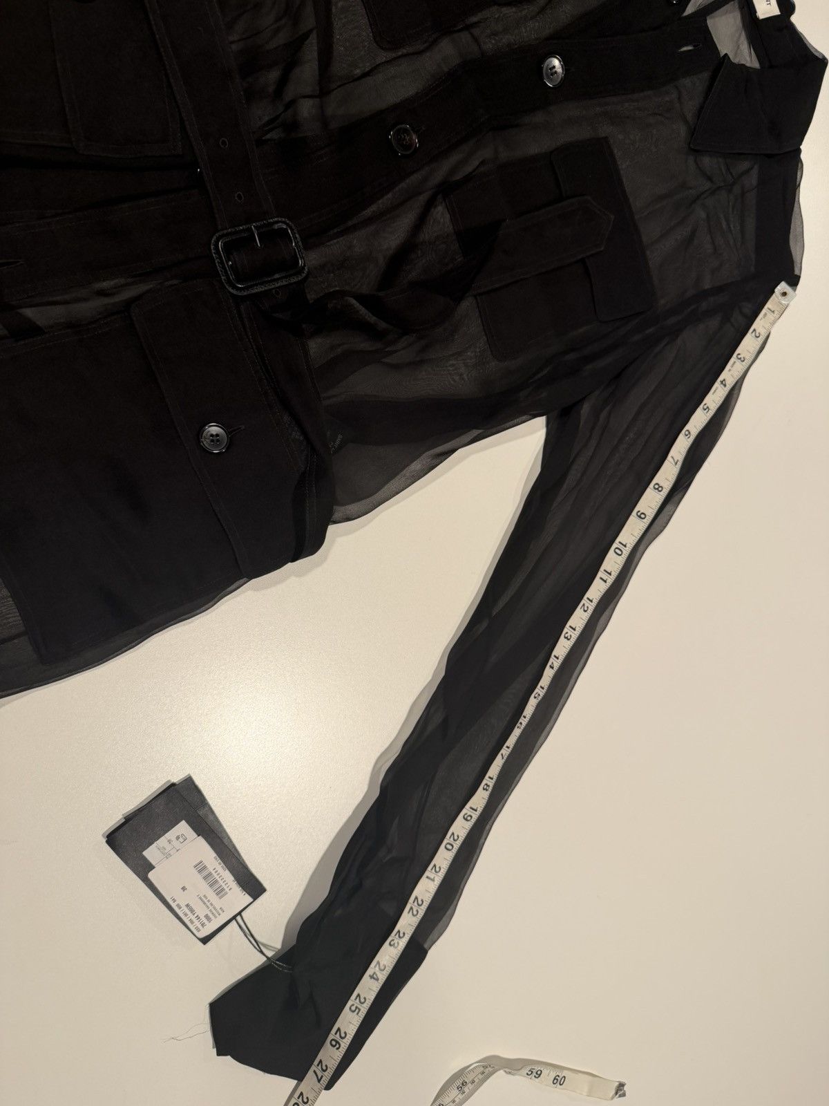 Saint Laurent Paris Saint laurent sheer transparent silk shirt. 38/15. $5100 Size US S / EU 44-46 / 1 - 7 Thumbnail