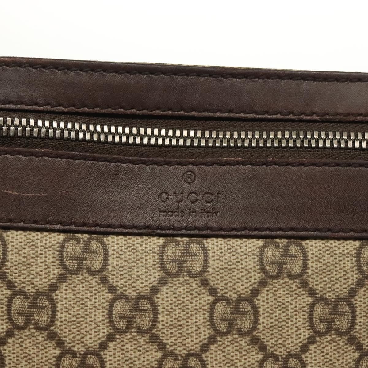 Gucci GUCCI GG Supreme Shoulder Bag Pvc Beige Silver Size ONE SIZE - 15 Thumbnail
