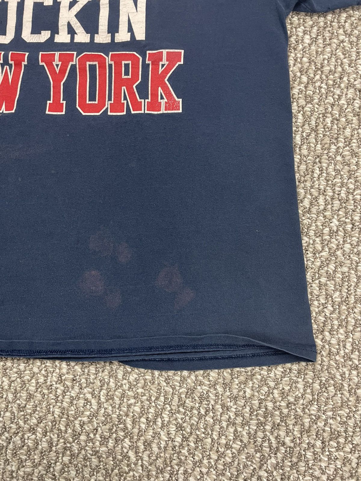 Vintage Vintage Buffalo Fuckin New York Sports Promo Bleed Blue Red Size US XL / EU 56 / 4 - 6 Thumbnail