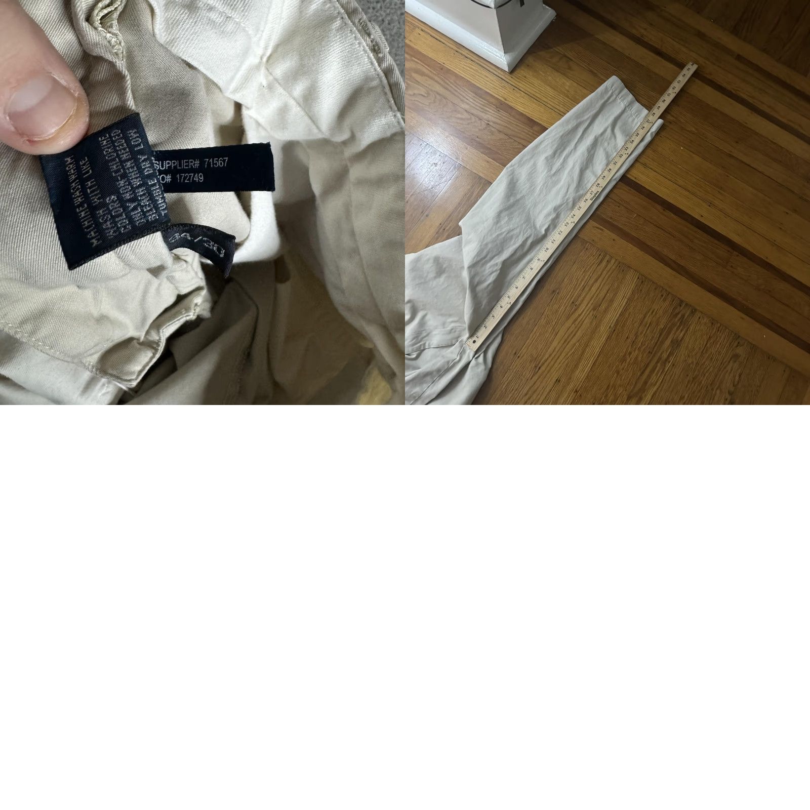 Polo Ralph Lauren Polo Ralph Lauren Chino Pants Mens 34x30 Beige Khaki Cotton Flat Front Casual Pants Men Beige 34/30 Slim Straight Front Zip Size US S / EU 44-46 / 1 - 10 Thumbnail