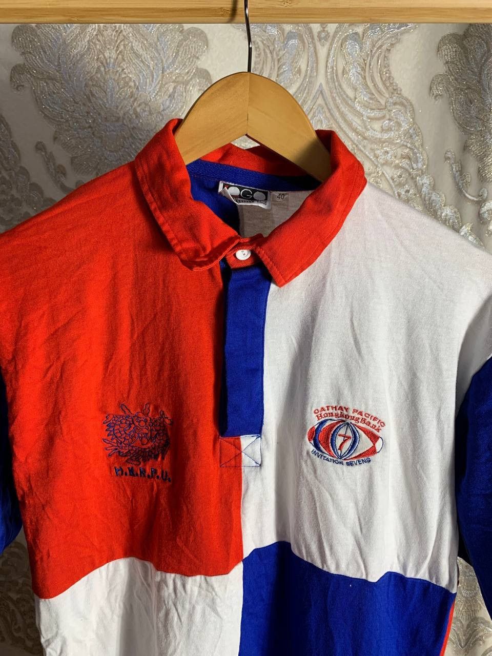 Vintage VERY RARE HONG KONG RETRO RUGBY JERSEY H.K.R.F.U BLOKE 90s Size US S / EU 44-46 / 1 - 2 Thumbnail
