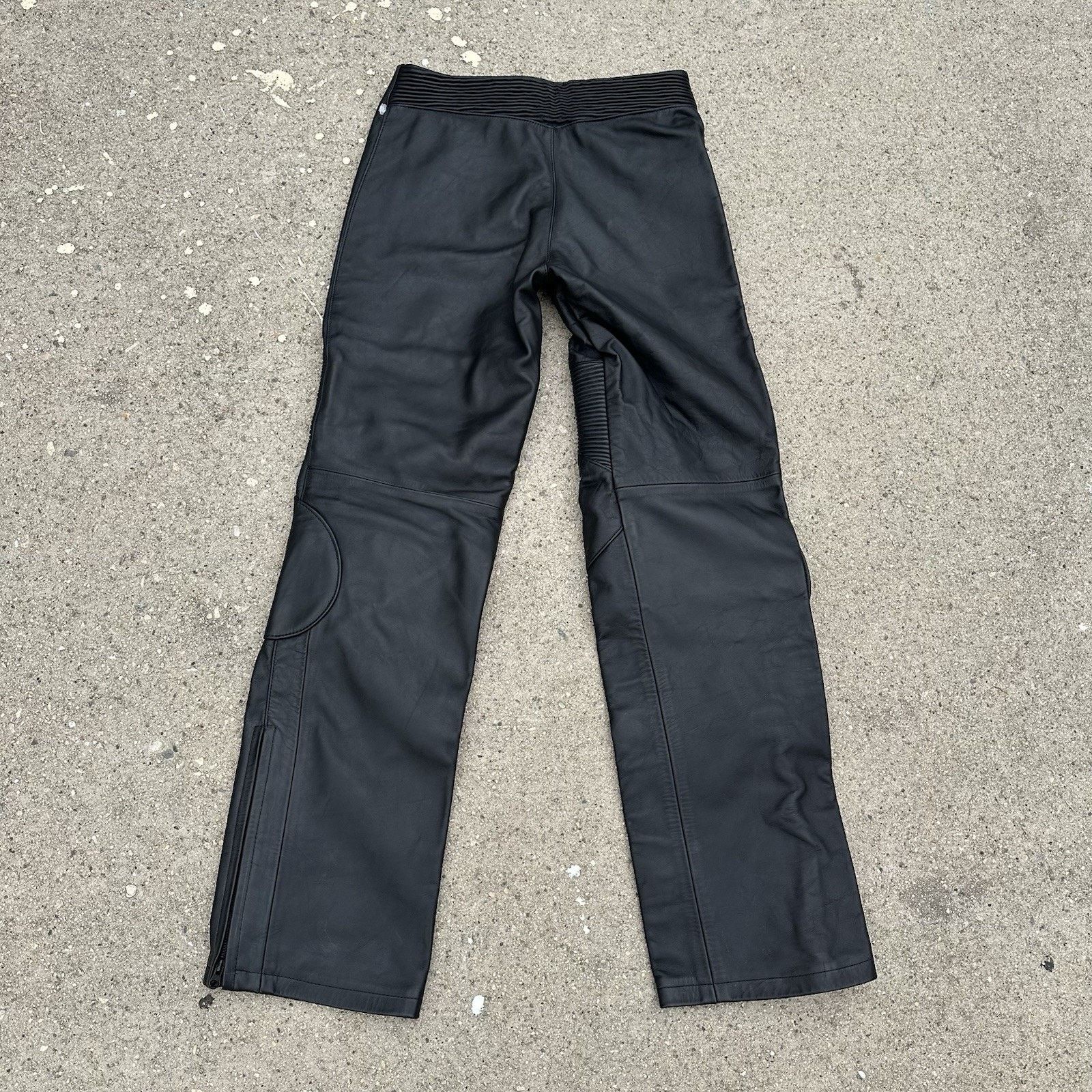 Harley Davidson × Leather × Vanson Leathers NWT Harley Davidson x Vanson Black Leather Pants Size 8 Size 28" / US 6 / IT 42 - 4 Thumbnail