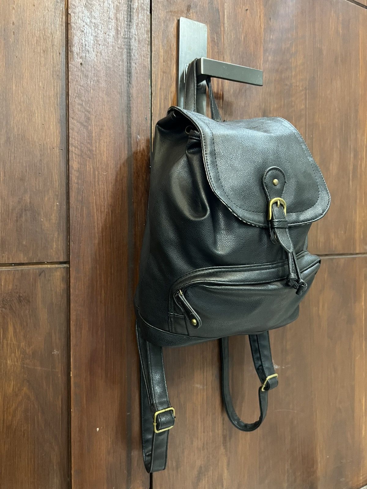 Yohji Yamamoto Earth Japanese Brand Leather Backpack Size ONE SIZE - 3 Thumbnail