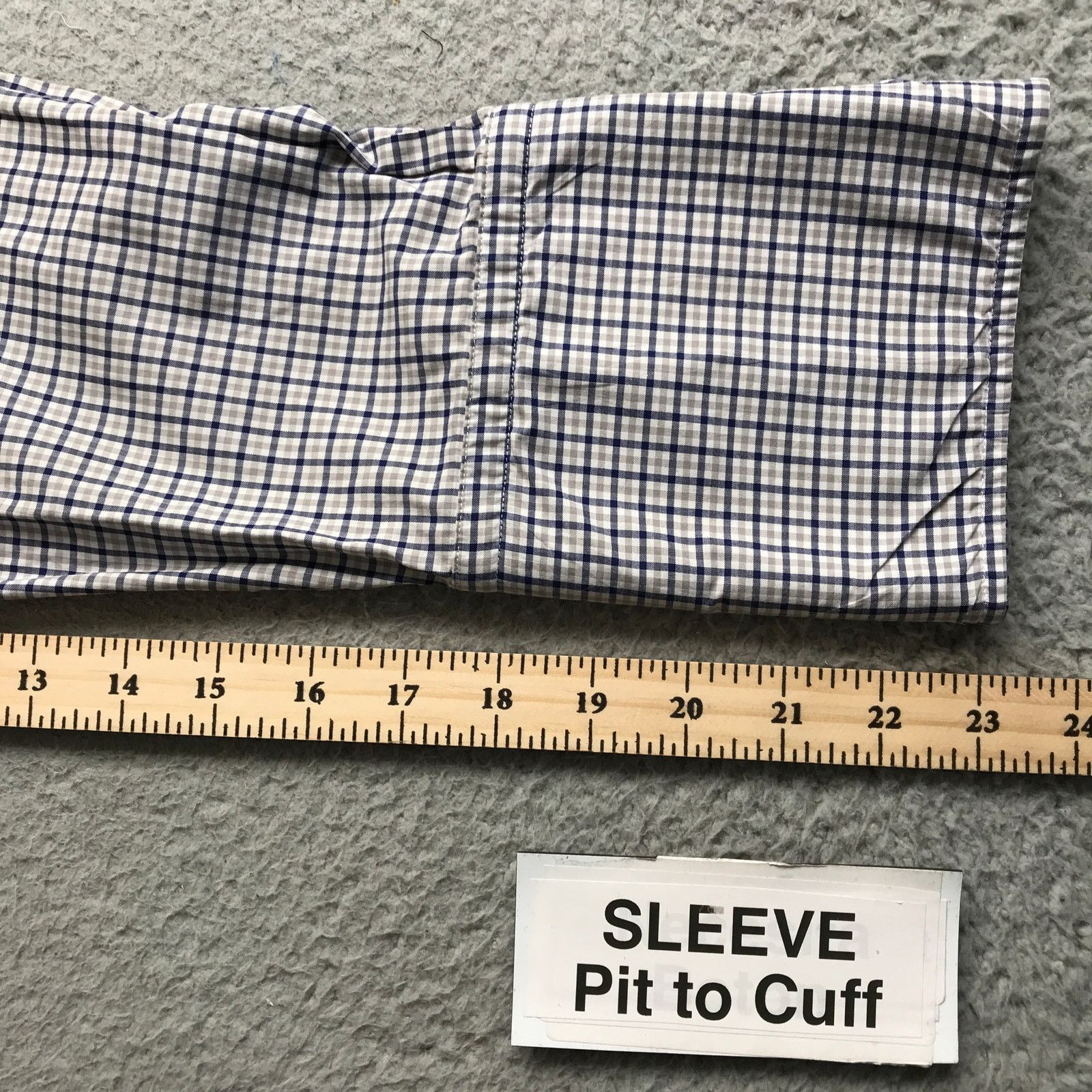 Hawes & Curtis Hawes & Curtis St James Slim Fit Gingham Button Shirt Men M Size US M / EU 48-50 / 2 - 12 Thumbnail