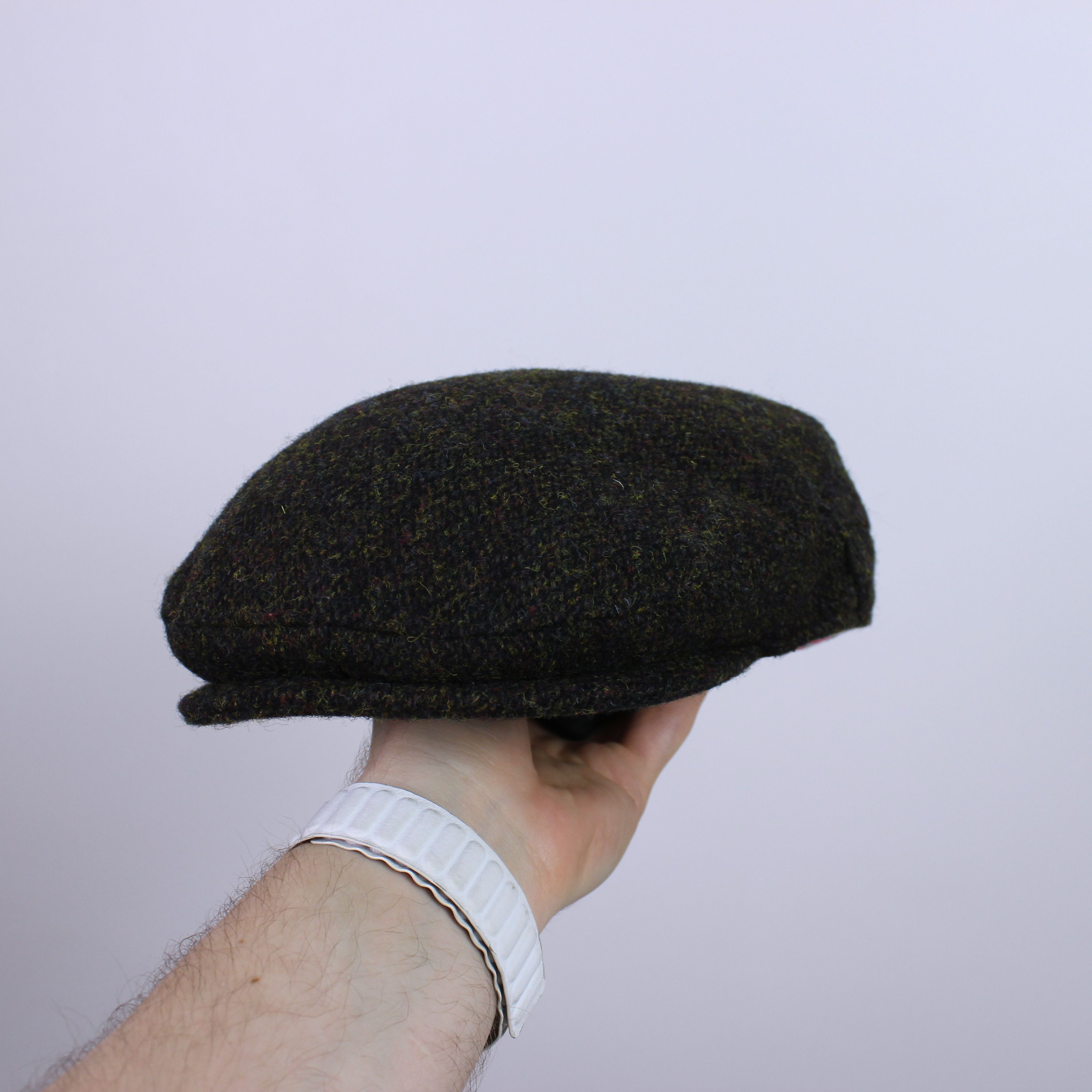 Harris Tweed Harris Tweed wool Flat Cap Hat Newsboy England Size ONE SIZE - 4 Thumbnail