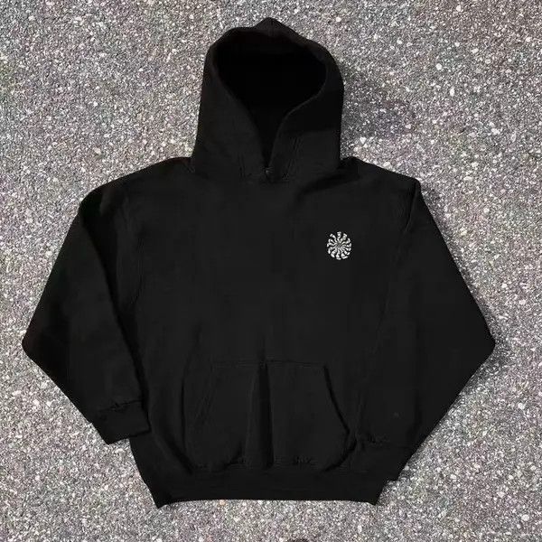 VIBE Hip Hop Checkerboard Print Casual L Hooded Sweatshirt Size US L / EU 52-54 / 3 - 2 Thumbnail