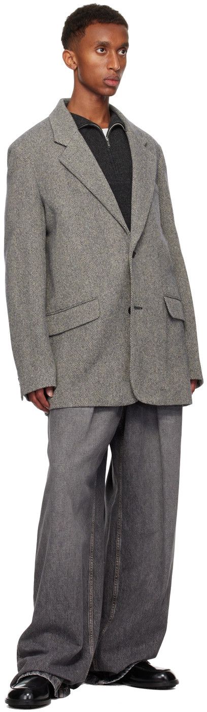 Isabel Marant Isabel Marant Gray Fahar Oversized Blazer Size 48 Size 48L - 3 Thumbnail