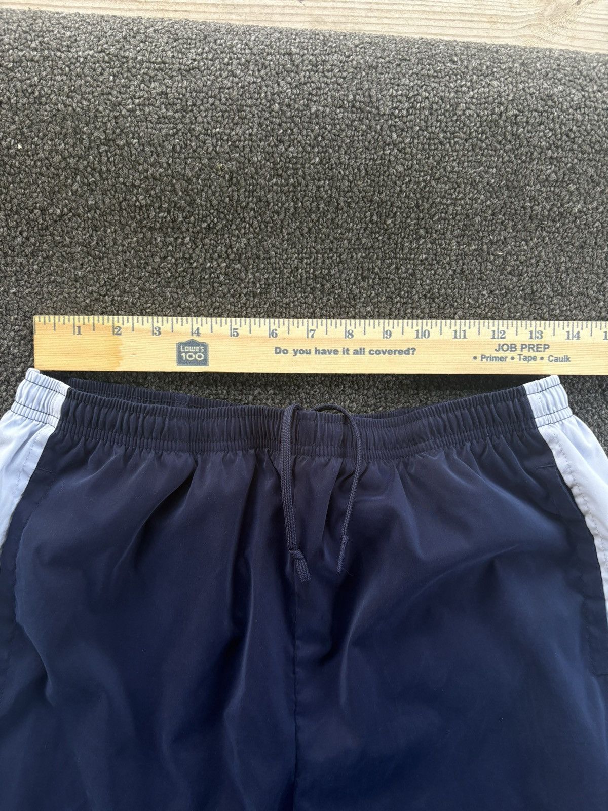 Nike Vintage Baggy Nike Navy Double Layer Trackpants Size Large Size US 32 / EU 48 - 4 Thumbnail