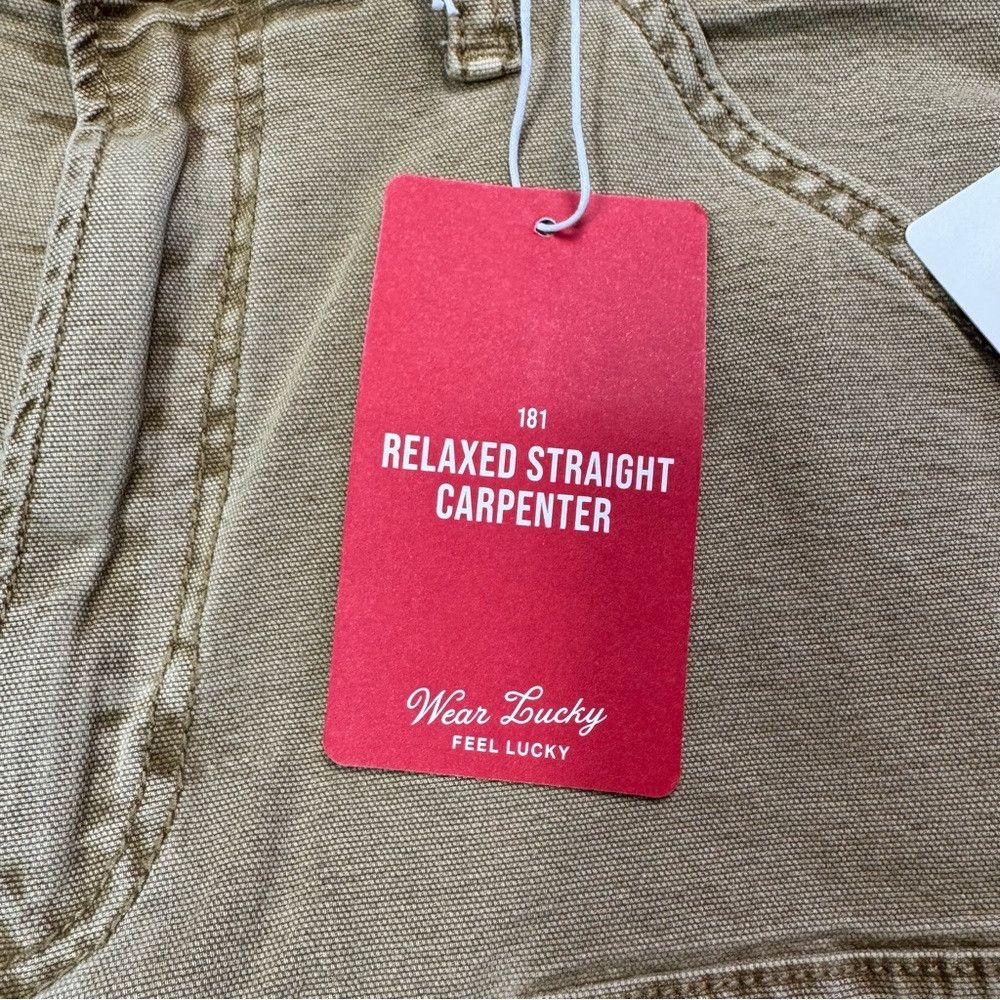 Lucky Brand NWT New $119 Lucky Brand 181 Relaxed Straight Carpenter Jea Size US 31 - 9 Thumbnail