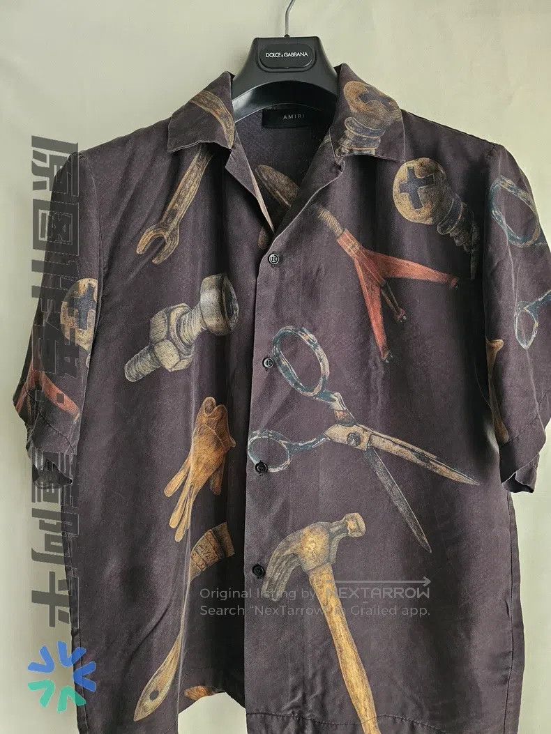 Amiri Amiri Silk screen printed short sleeve shirt Size US L / EU 52-54 / 3 - 2 Thumbnail