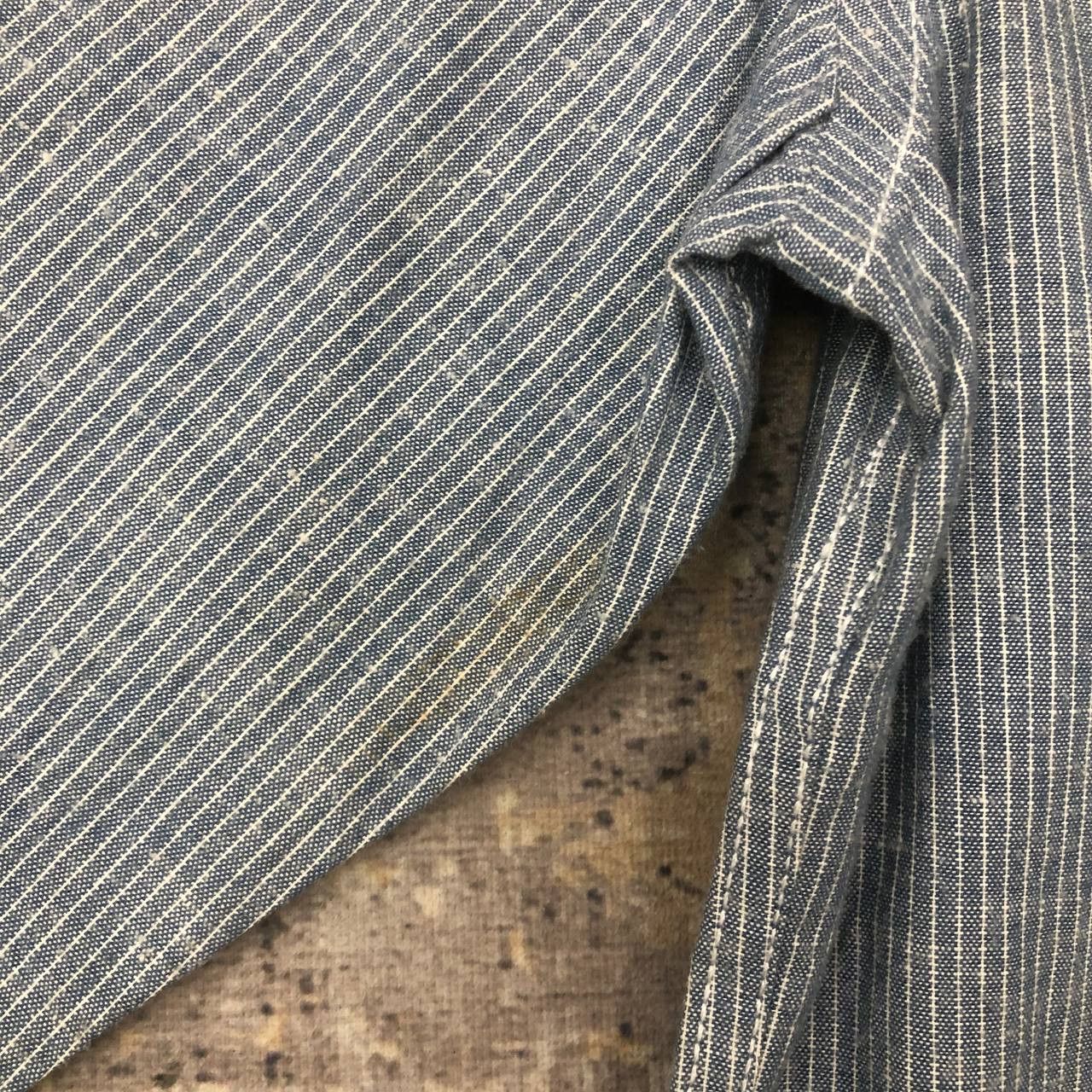 Kansai Yamamoto T480 KANSAI JEANS HICKORY STRIPE DENIM SHIRTS Size US L / EU 52-54 / 3 - 7 Thumbnail