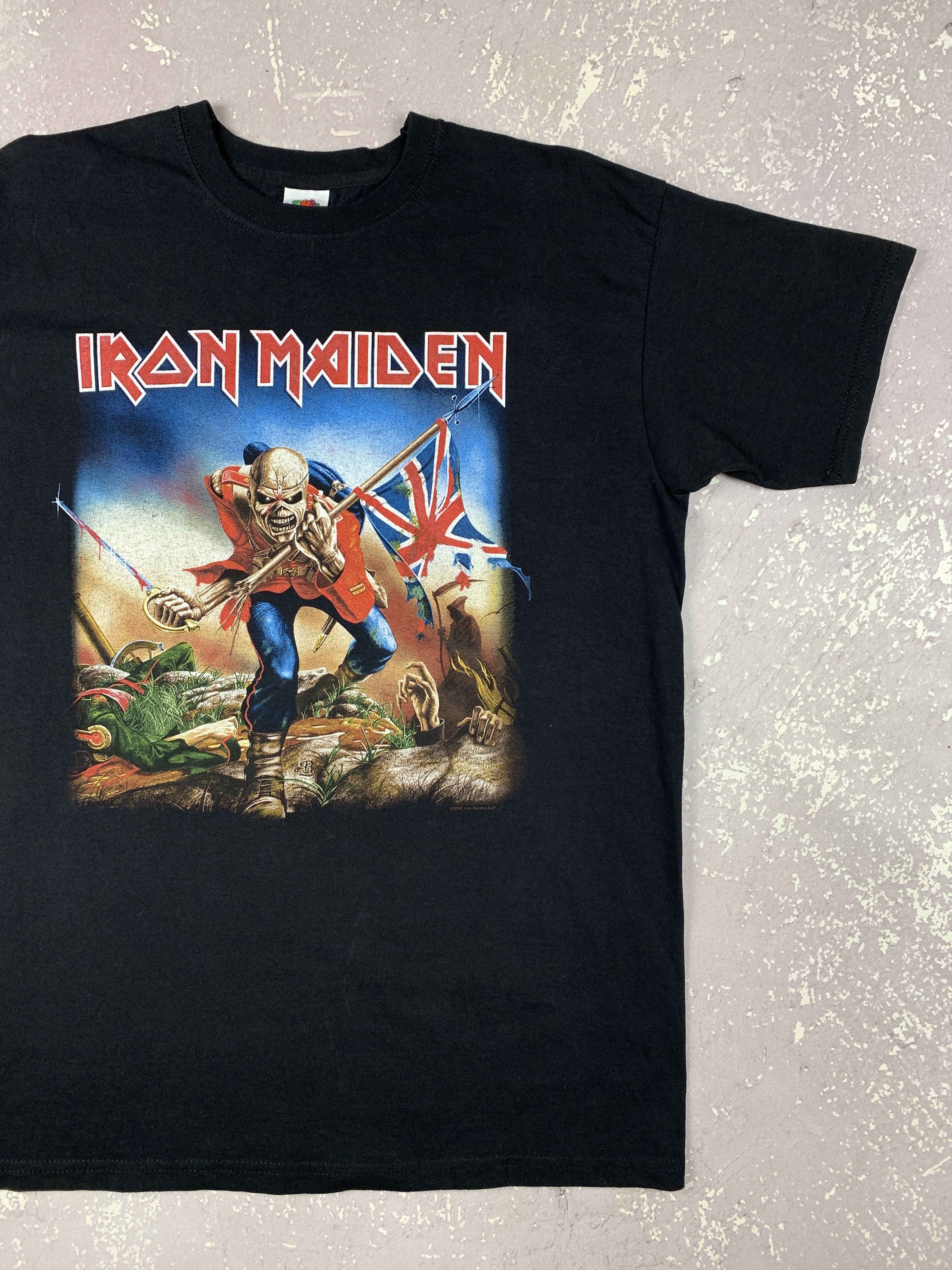 Band Tees × Iron Maiden × Vintage Vintage Iron Maiden The Trooper Metal Band T Shirt Size US M / EU 48-50 / 2 - 2 Thumbnail