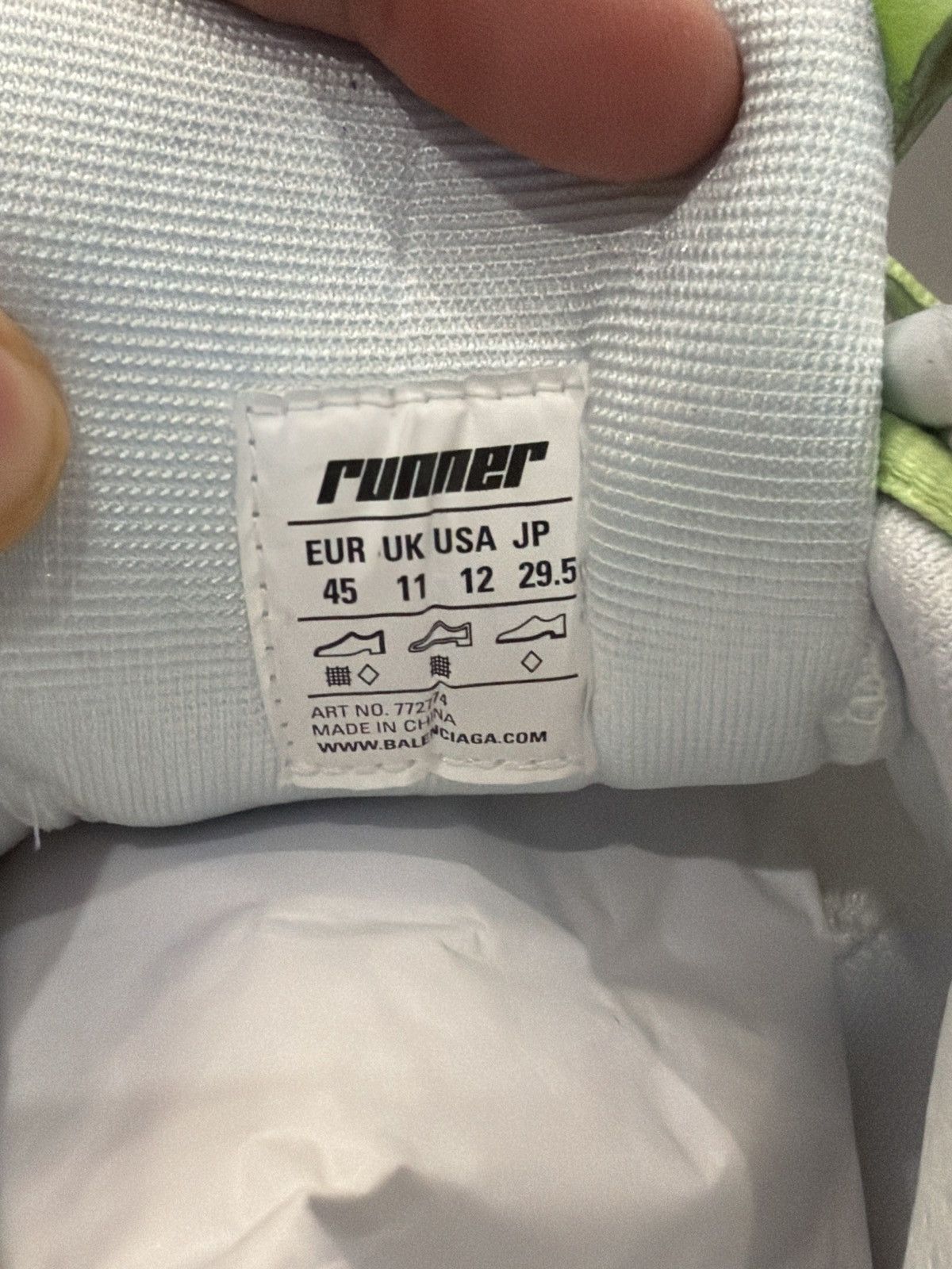 Balenciaga Size 45EU/12US - Balenciaga Runner Marathon Unreleased NEW Size US 12 / EU 45 - 11 Thumbnail