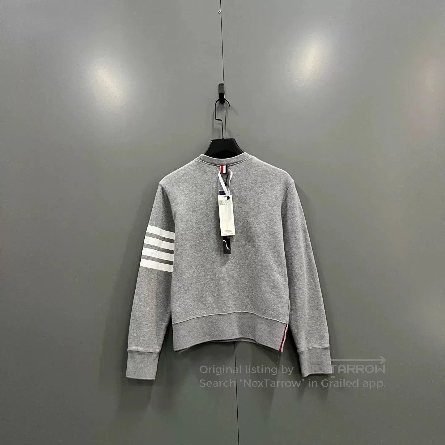 Thom Browne thom browne gray striped graphic sweatshirt. Size US S / EU 44-46 / 1 - 3 Thumbnail