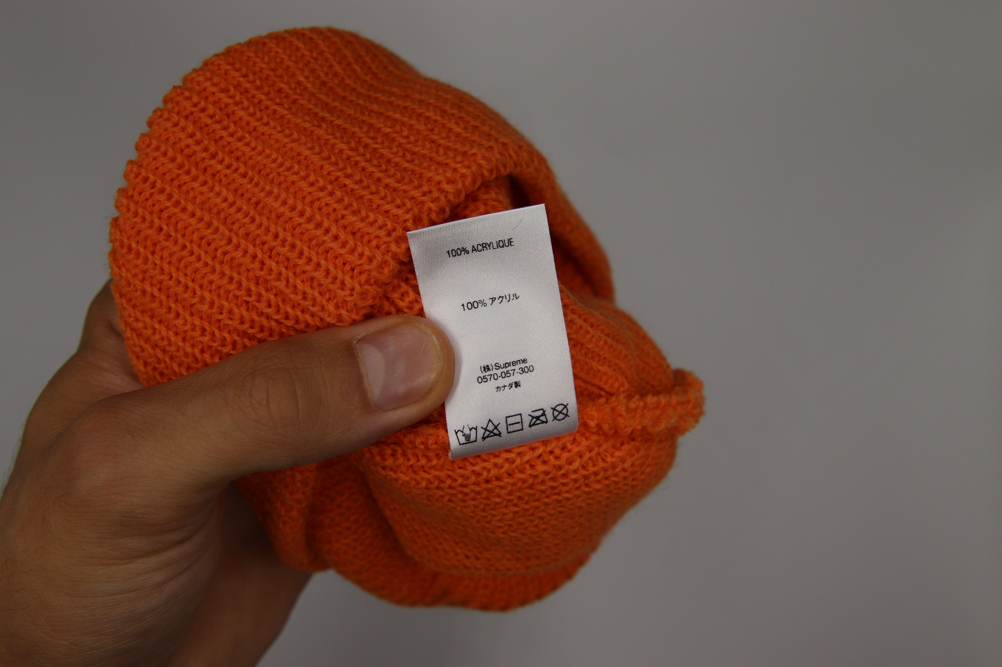 Supreme Defect mixed tissue Supreme Basic Beanie Orange Size ONE SIZE - 4 Thumbnail