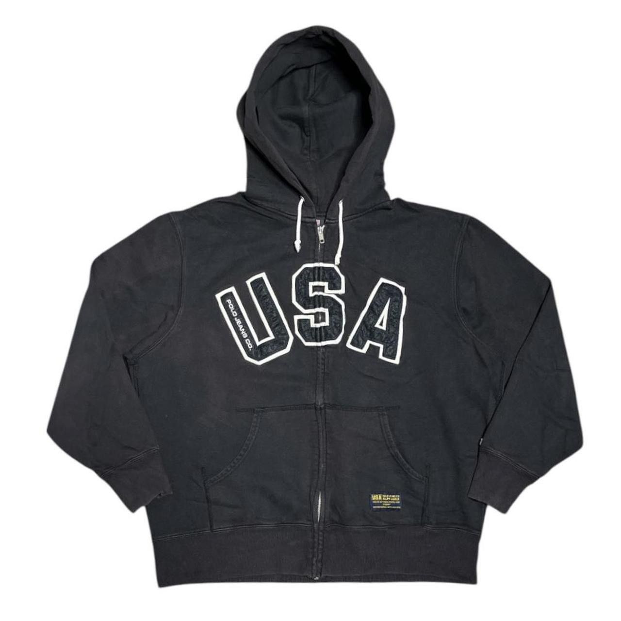 Polo Ralph Lauren 00s USA polo hoodie Size US L / EU 52-54 / 3 - 1 Thumbnail