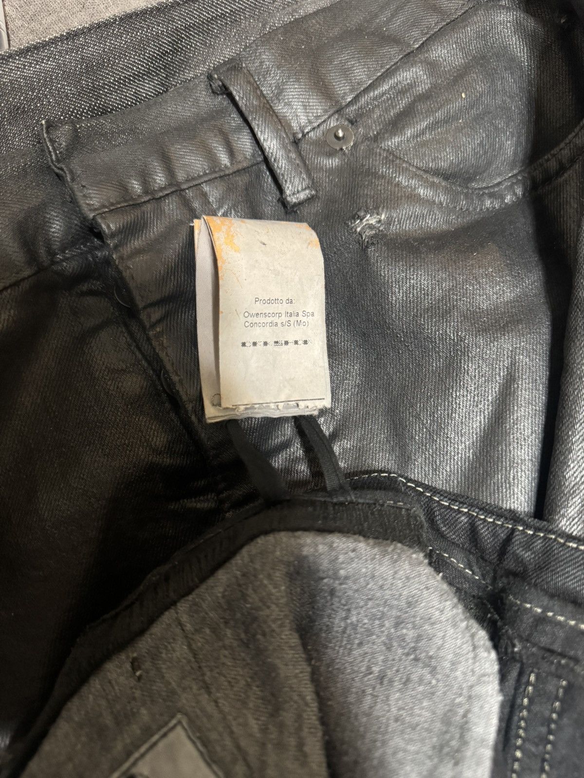 Rick Owens × Rick Owens Drkshdw Rick Owens Black Wax Aircuts Size US 31 - 7 Thumbnail