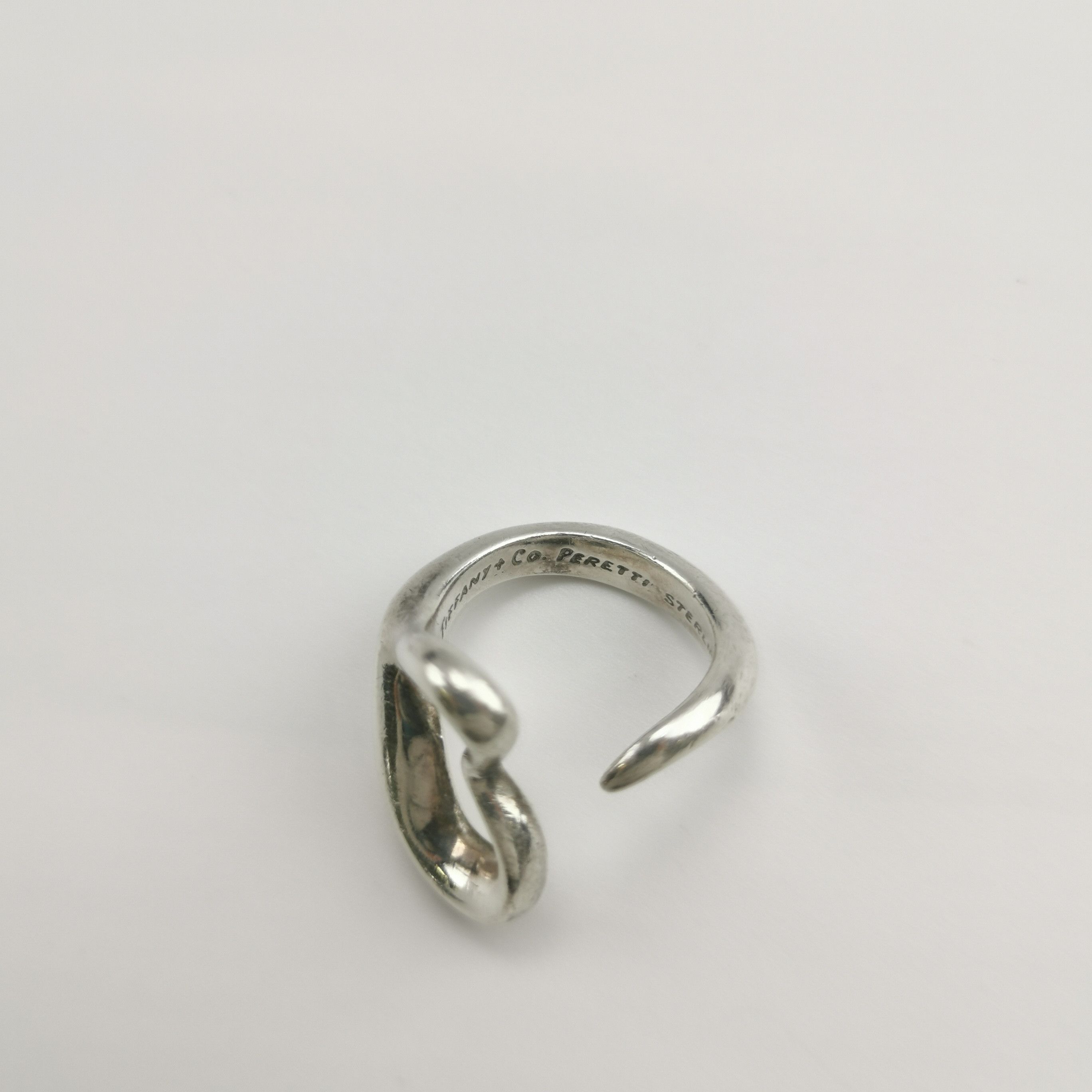 Tiffany & Co. Tiffany & Co. Elsa Peretti S925 Open Heart Ring Size 9 -z25 Size ONE SIZE - 8 Thumbnail