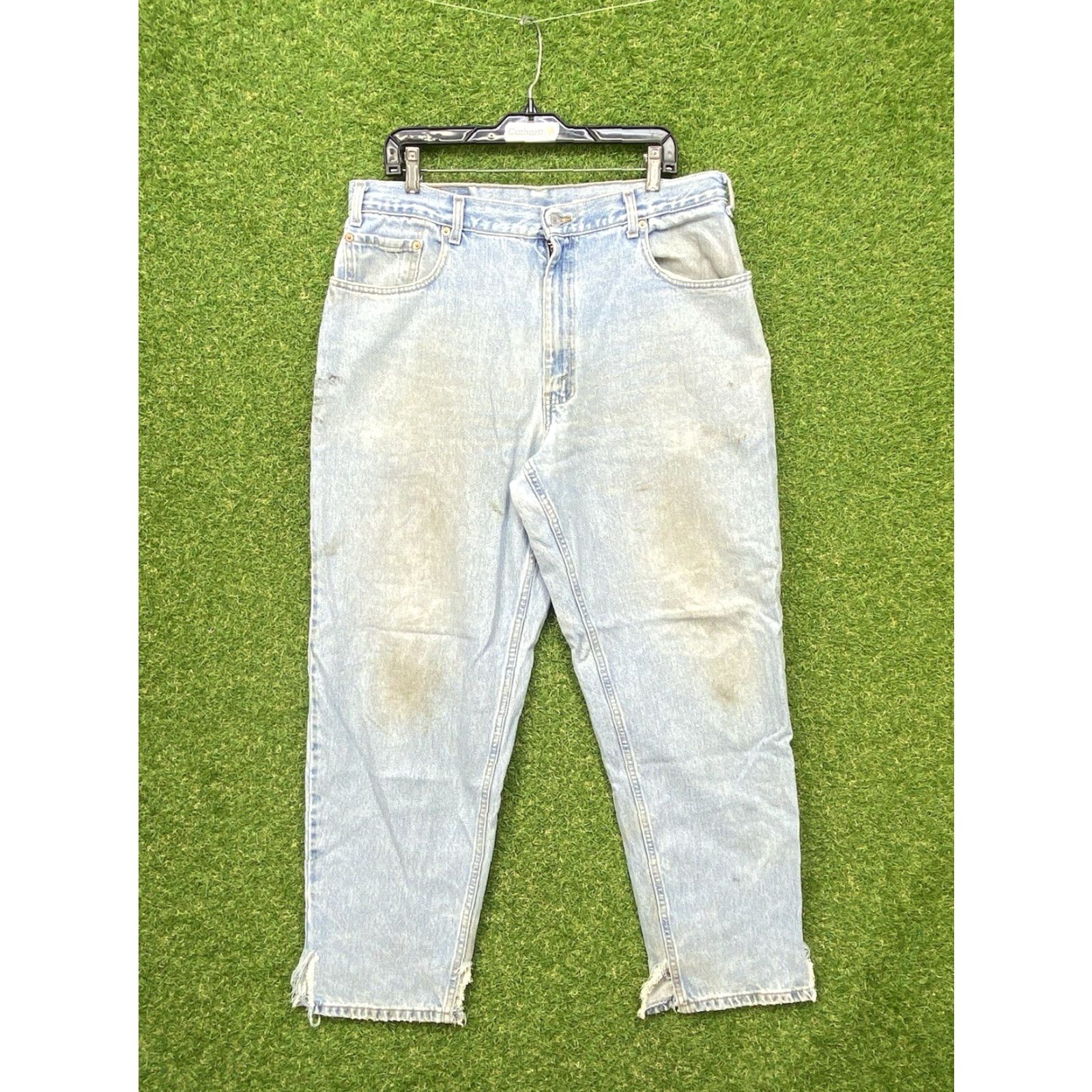 Levi's Levis 560 Jeans Mens 36x30 Light Wash Vintage 90s Tapered Leg Loose Fit Relaxed Jeans 5-Pocket Denim Blue Size US 36 / EU 52 - 2 Thumbnail