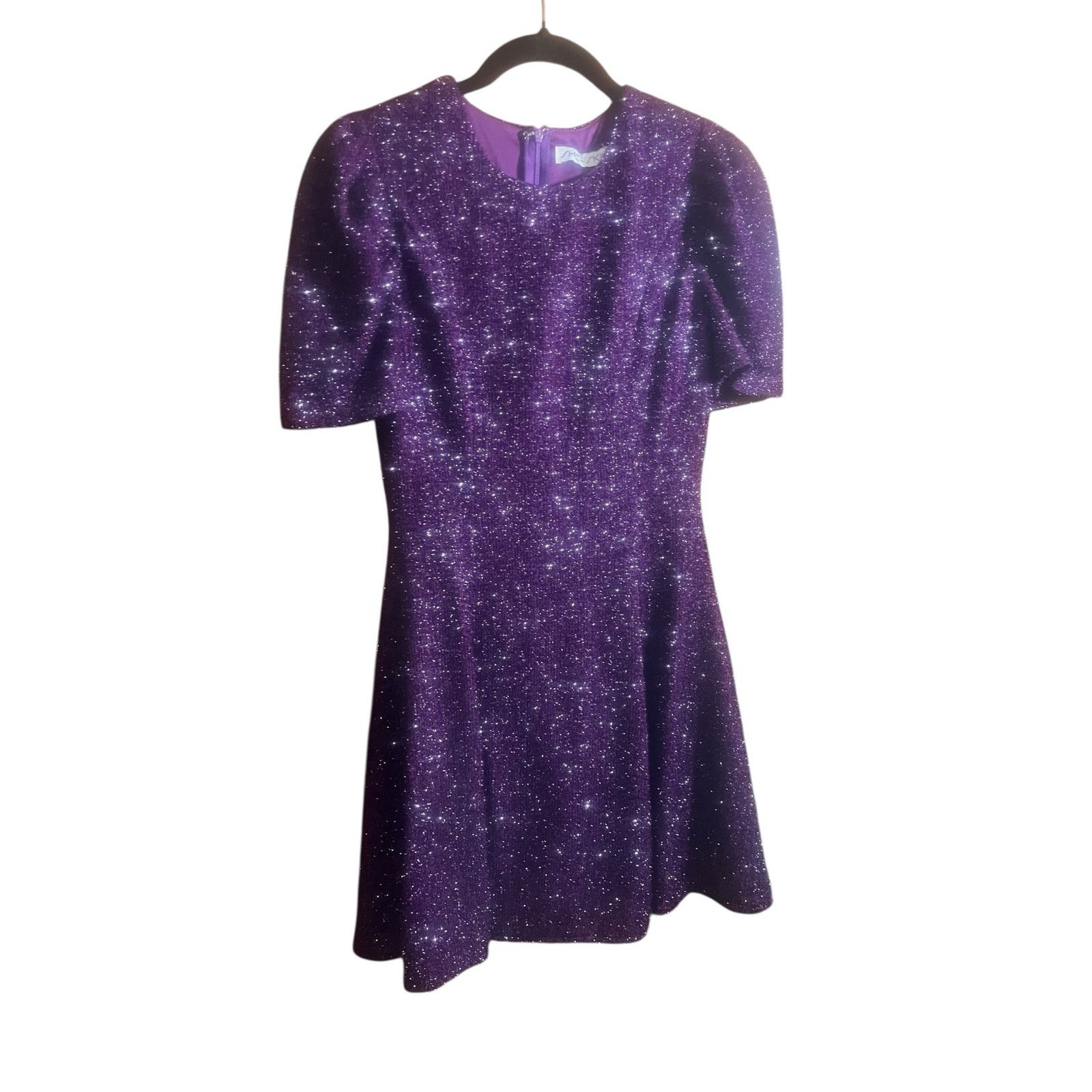 Other She+Sky Purple Sparkle Mini Dress Sequins Cocktail Size S / US 4 / IT 40 - 1 Thumbnail